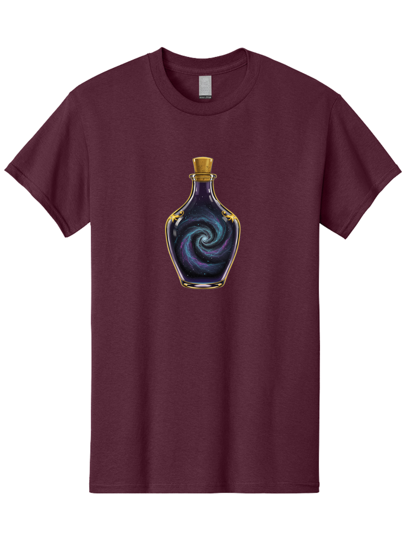 Galaxy-Bottle-1 Men'S Graphic Tee, 100% Cotton, Comfortable Casual Summer Wear, Machine Washable, Vintage Camera, Old Camera, Antique Camera, Black Camera, Classic Photography, Photography Equipment, Nostalgic Device, Film Camera, Camera Art Bai939