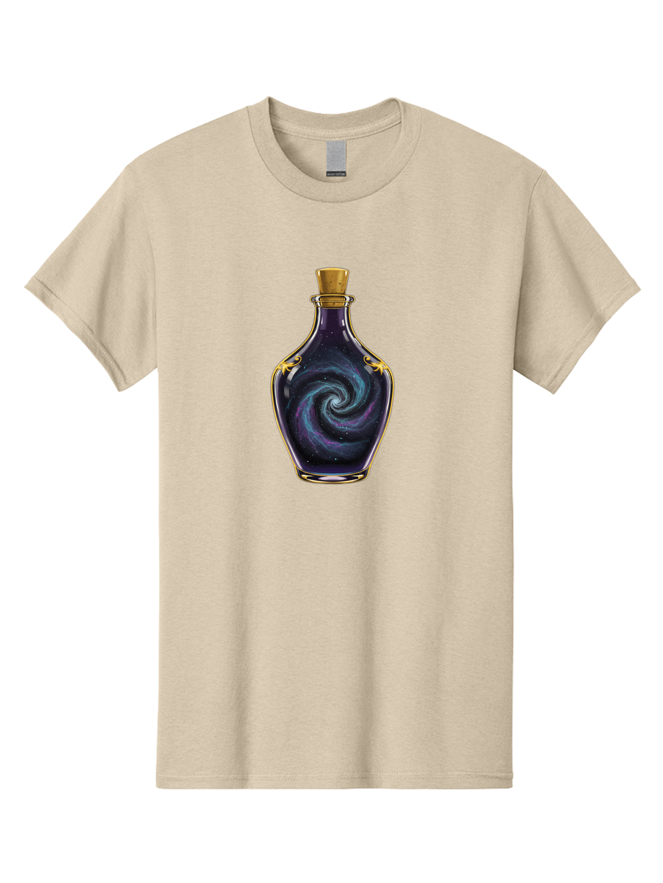 Galaxy-Bottle-1 Men'S Graphic Tee, 100% Cotton, Comfortable Casual Summer Wear, Machine Washable, Vintage Camera, Old Camera, Antique Camera, Black Camera, Classic Photography, Photography Equipment, Nostalgic Device, Film Camera, Camera Art Bai939