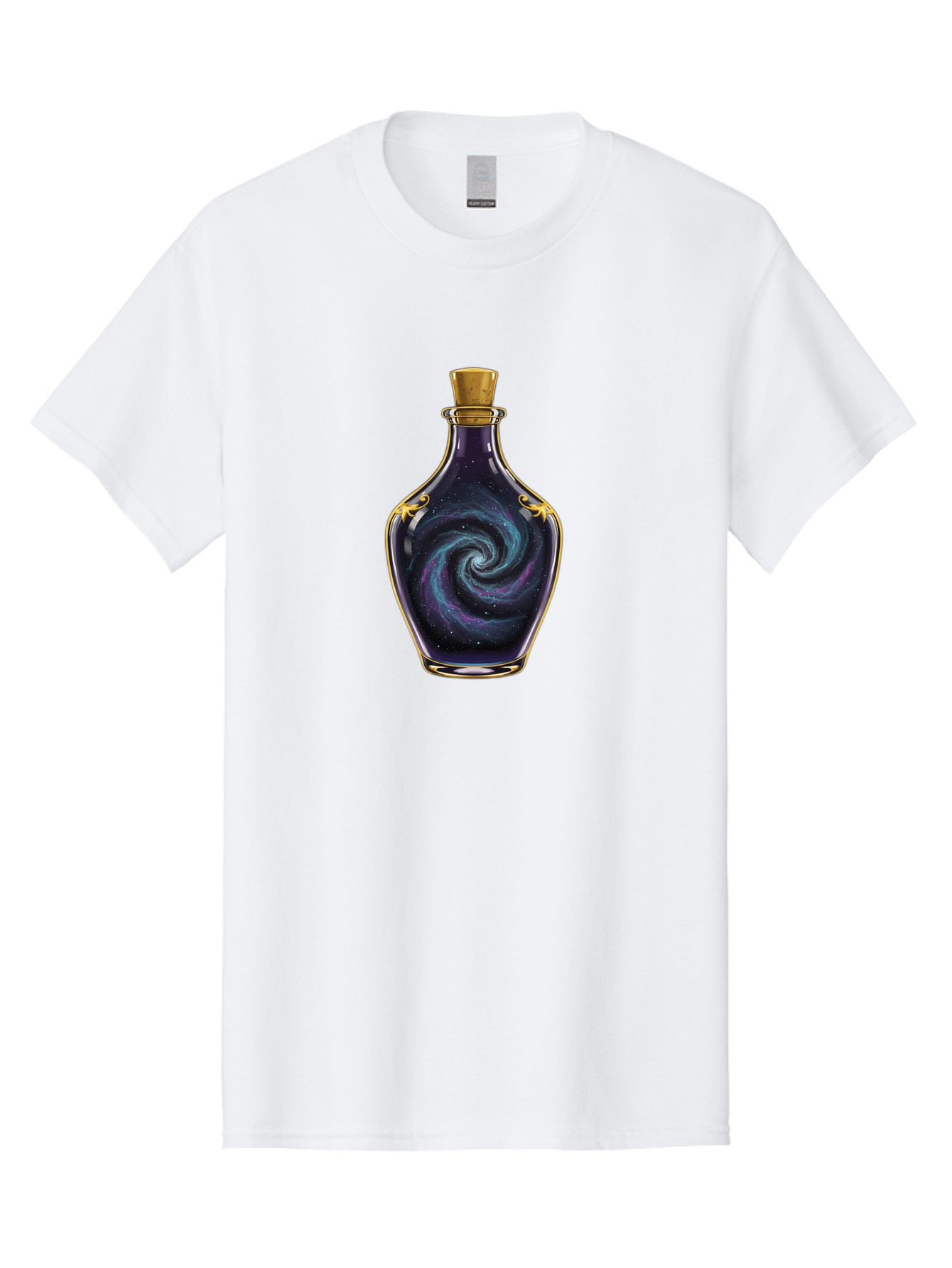 Galaxy-Bottle-1 Men'S Graphic Tee, 100% Cotton, Comfortable Casual Summer Wear, Machine Washable, Vintage Camera, Old Camera, Antique Camera, Black Camera, Classic Photography, Photography Equipment, Nostalgic Device, Film Camera, Camera Art Bai939