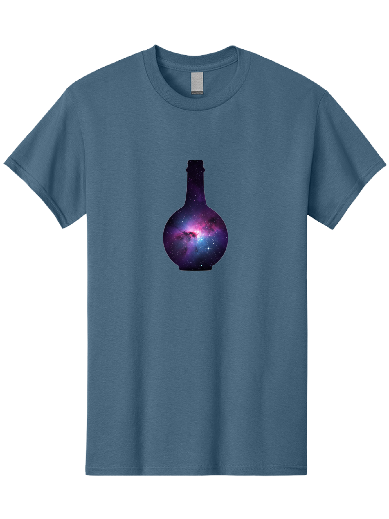 Galaxy-Bottle-11 Men'S Graphic Tee, 100% Cotton, Comfortable Casual Summer Wear, Machine Washable, Vintage Camera, Old Camera, Antique Camera, Black Camera, Classic Photography, Photography Equipment, Nostalgic Device, Film Camera, Camera Art Bai941