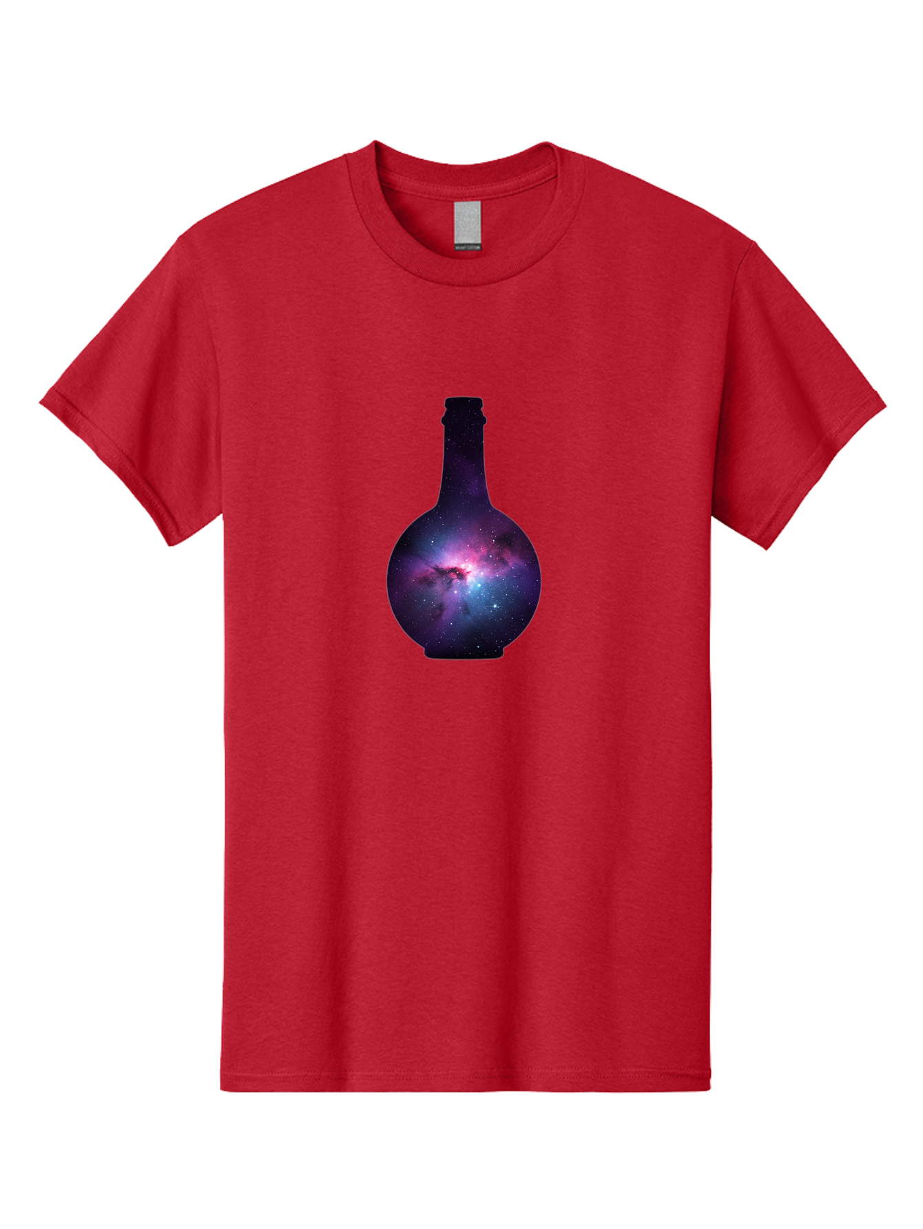 Galaxy-Bottle-11 Men'S Graphic Tee, 100% Cotton, Comfortable Casual Summer Wear, Machine Washable, Vintage Camera, Old Camera, Antique Camera, Black Camera, Classic Photography, Photography Equipment, Nostalgic Device, Film Camera, Camera Art Bai941