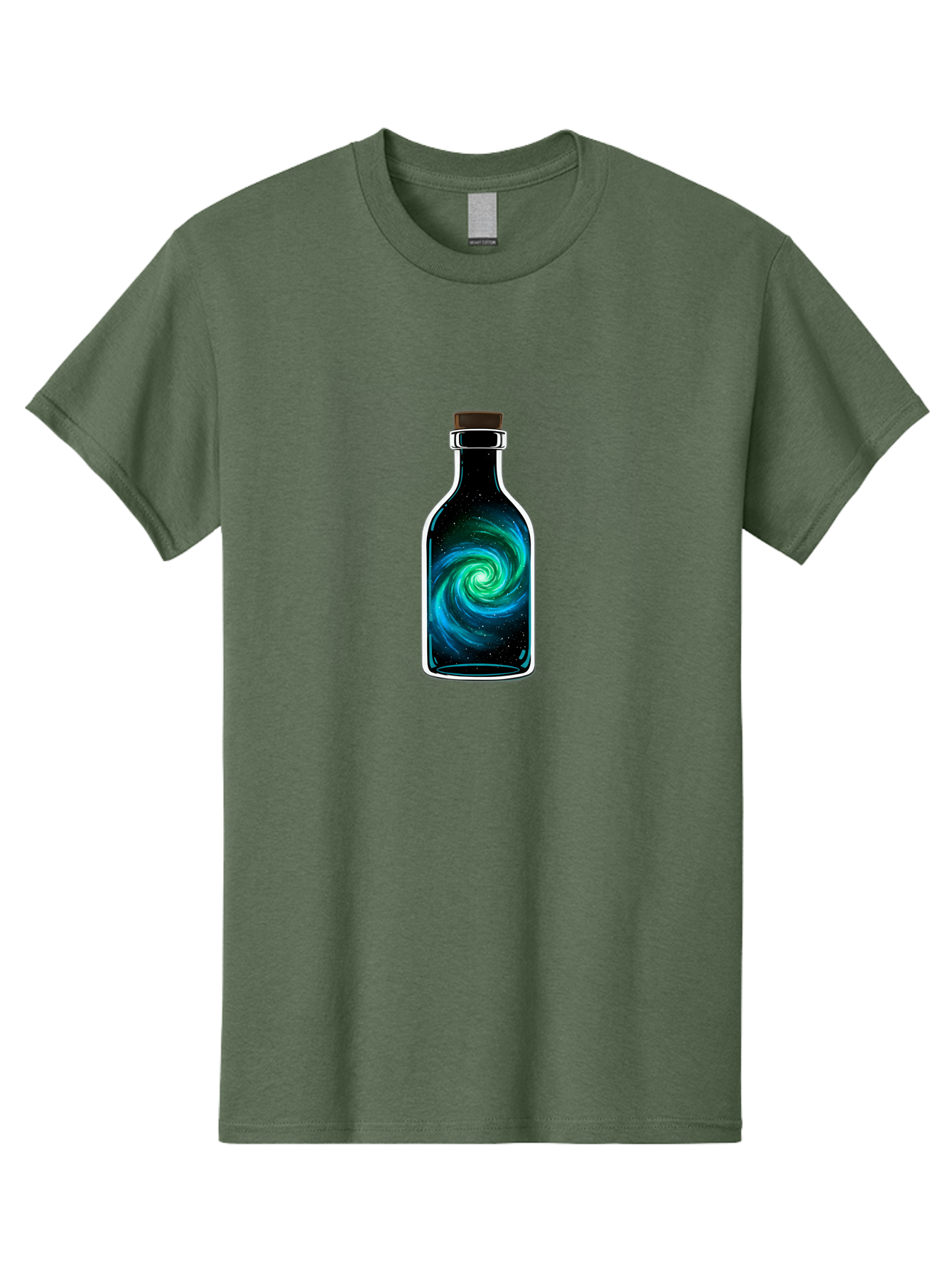 Galaxy-Bottle-12 Men'S Graphic Tee, 100% Cotton, Comfortable Casual Summer Wear, Machine Washable, Vintage Camera, Old Camera, Antique Camera, Black Camera, Classic Photography, Photography Equipment, Nostalgic Device, Film Camera, Camera Art Bai942