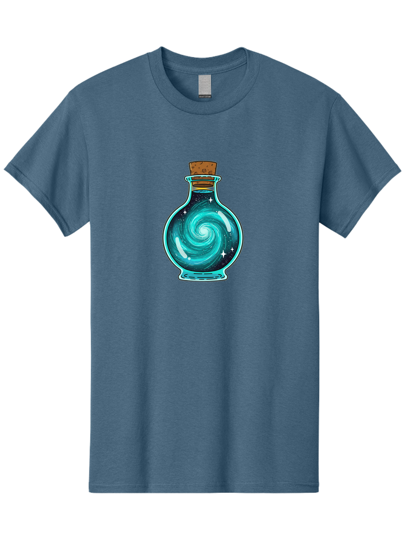 Galaxy-Bottle-13 Men'S Graphic Tee, 100% Cotton, Comfortable Casual Summer Wear, Machine Washable, Vintage Camera, Old Camera, Antique Camera, Black Camera, Classic Photography, Photography Equipment, Nostalgic Device, Film Camera, Camera Art Bai943