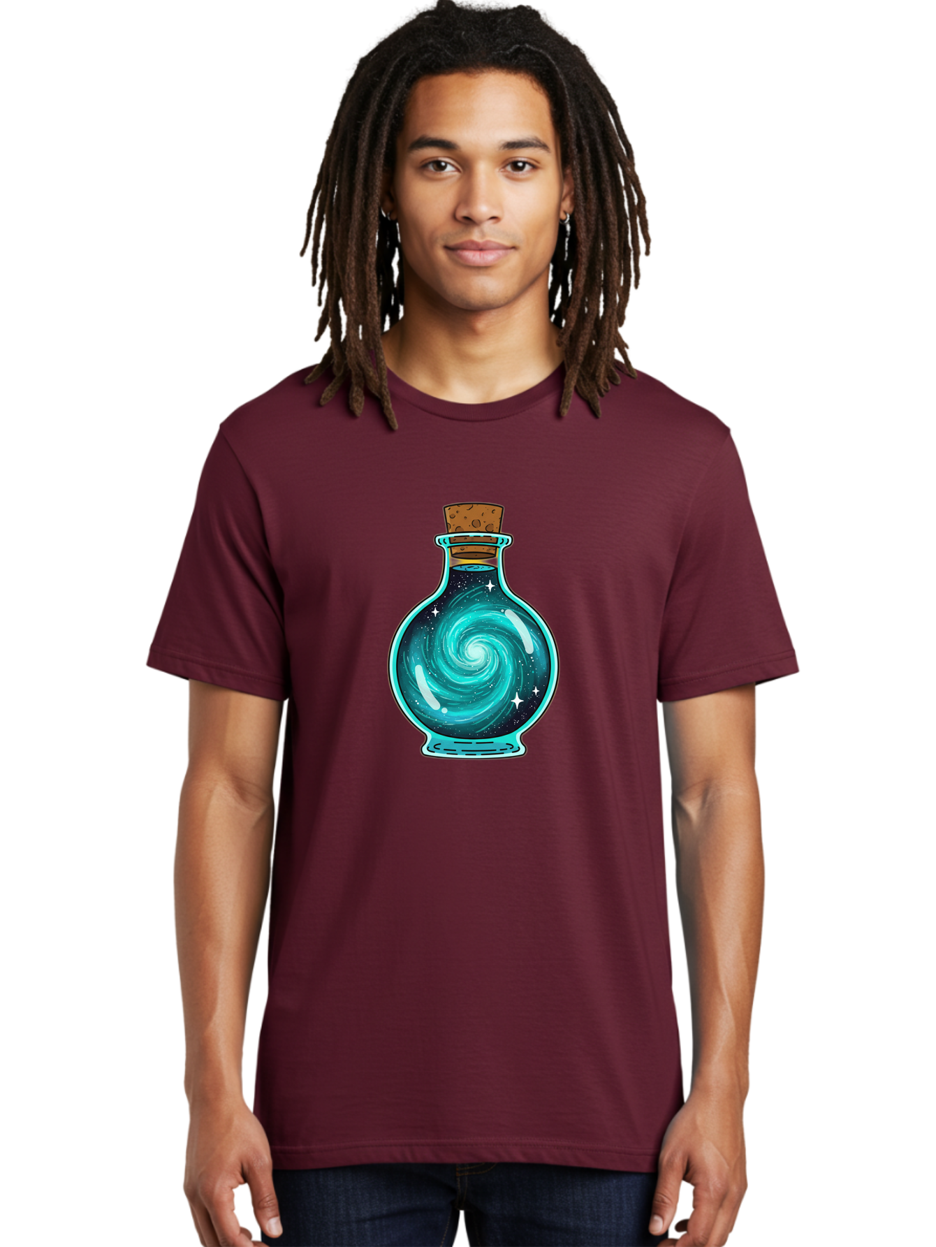 Galaxy-Bottle-13 Men'S Graphic Tee, 100% Cotton, Comfortable Casual Summer Wear, Machine Washable, Vintage Camera, Old Camera, Antique Camera, Black Camera, Classic Photography, Photography Equipment, Nostalgic Device, Film Camera, Camera Art Bai943