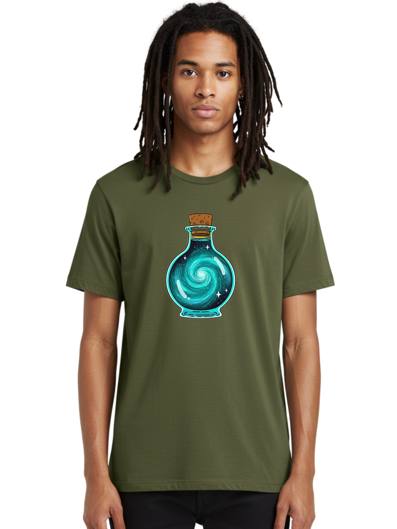 Galaxy-Bottle-13 Men'S Graphic Tee, 100% Cotton, Comfortable Casual Summer Wear, Machine Washable, Vintage Camera, Old Camera, Antique Camera, Black Camera, Classic Photography, Photography Equipment, Nostalgic Device, Film Camera, Camera Art Bai943