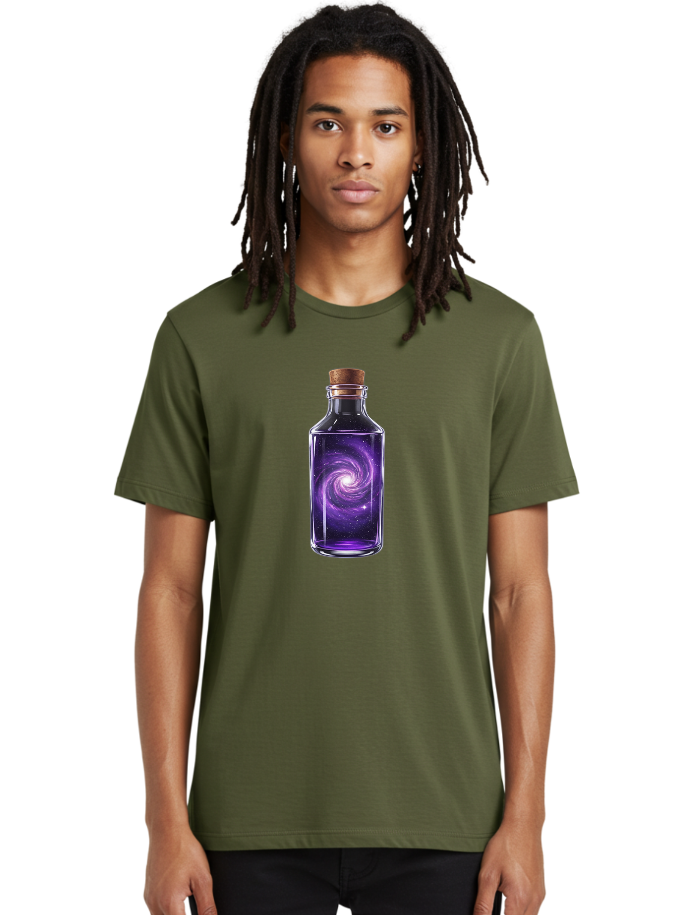 Galaxy-Bottle-15 Men'S Graphic Tee, 100% Cotton, Comfortable Casual Summer Wear, Machine Washable, Vintage Camera, Old Camera, Antique Camera, Black Camera, Classic Photography, Photography Equipment, Nostalgic Device, Film Camera, Camera Art Bai945