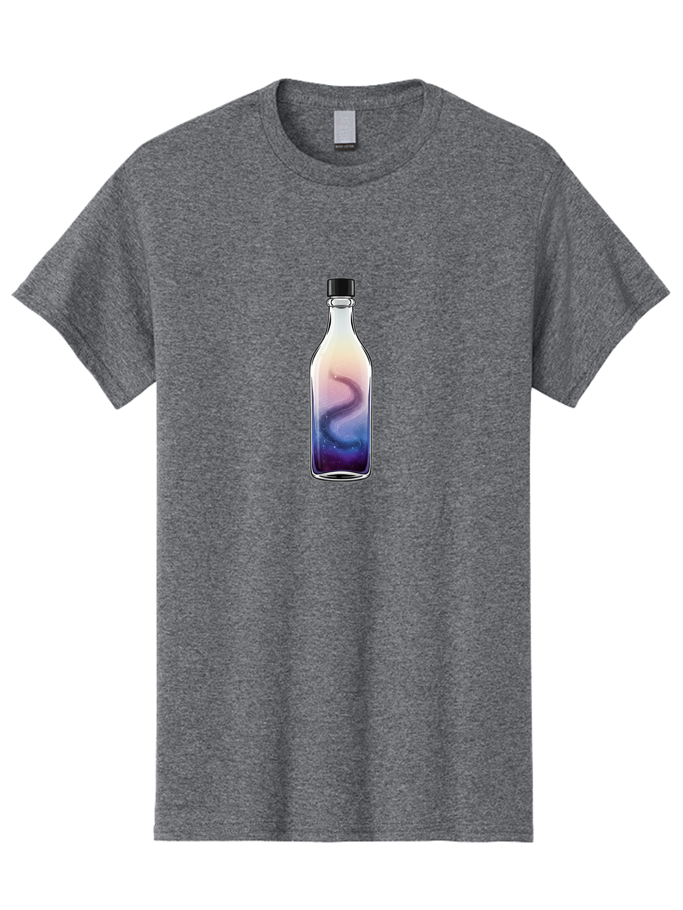 Galaxy-Bottle-16 Men'S Graphic Tee, 100% Cotton, Comfortable Casual Summer Wear, Machine Washable, Vintage Camera, Old Camera, Antique Camera, Black Camera, Classic Photography, Photography Equipment, Nostalgic Device, Film Camera, Camera Art Bai946