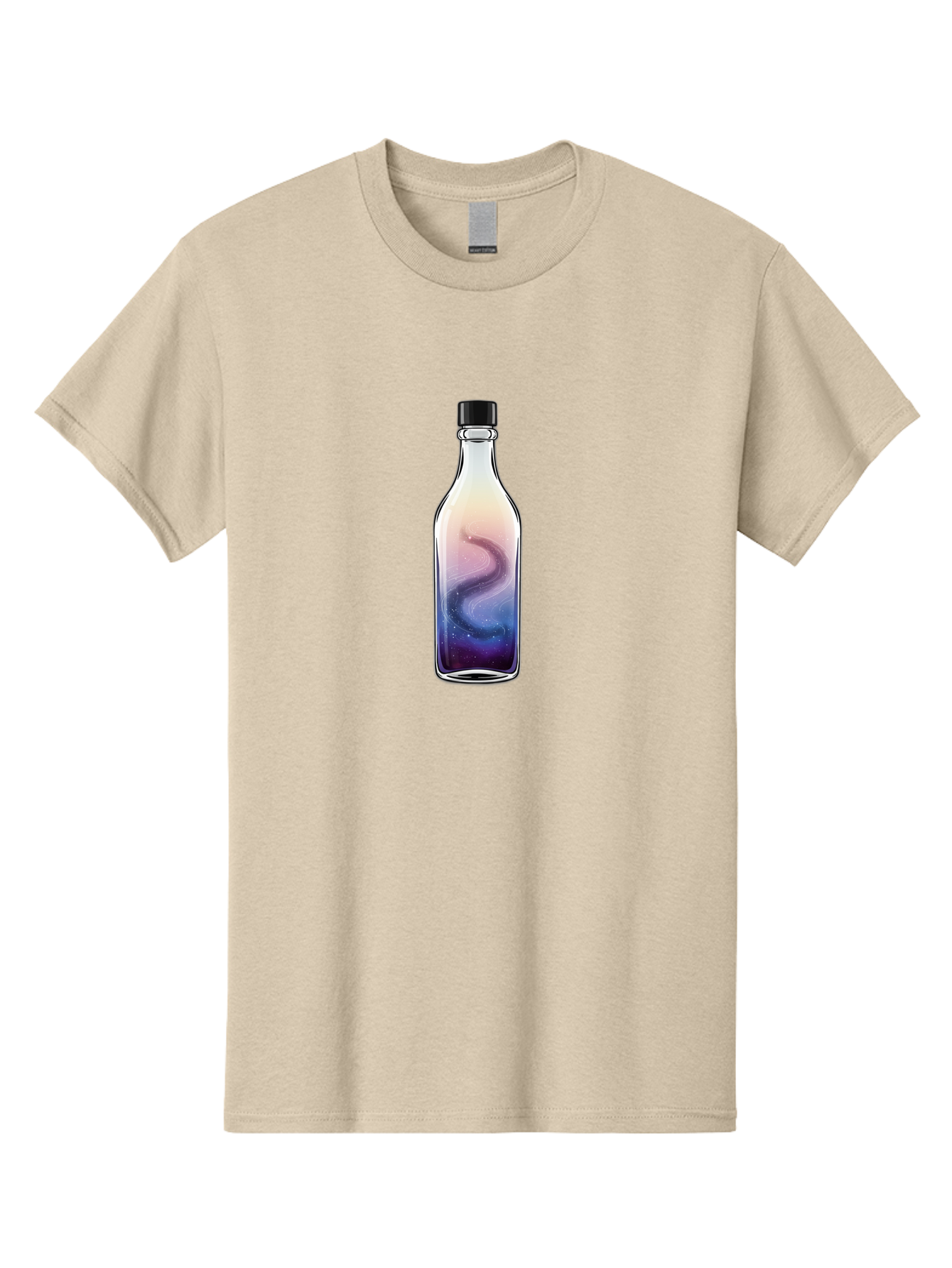 Galaxy-Bottle-16 Men'S Graphic Tee, 100% Cotton, Comfortable Casual Summer Wear, Machine Washable, Vintage Camera, Old Camera, Antique Camera, Black Camera, Classic Photography, Photography Equipment, Nostalgic Device, Film Camera, Camera Art Bai946