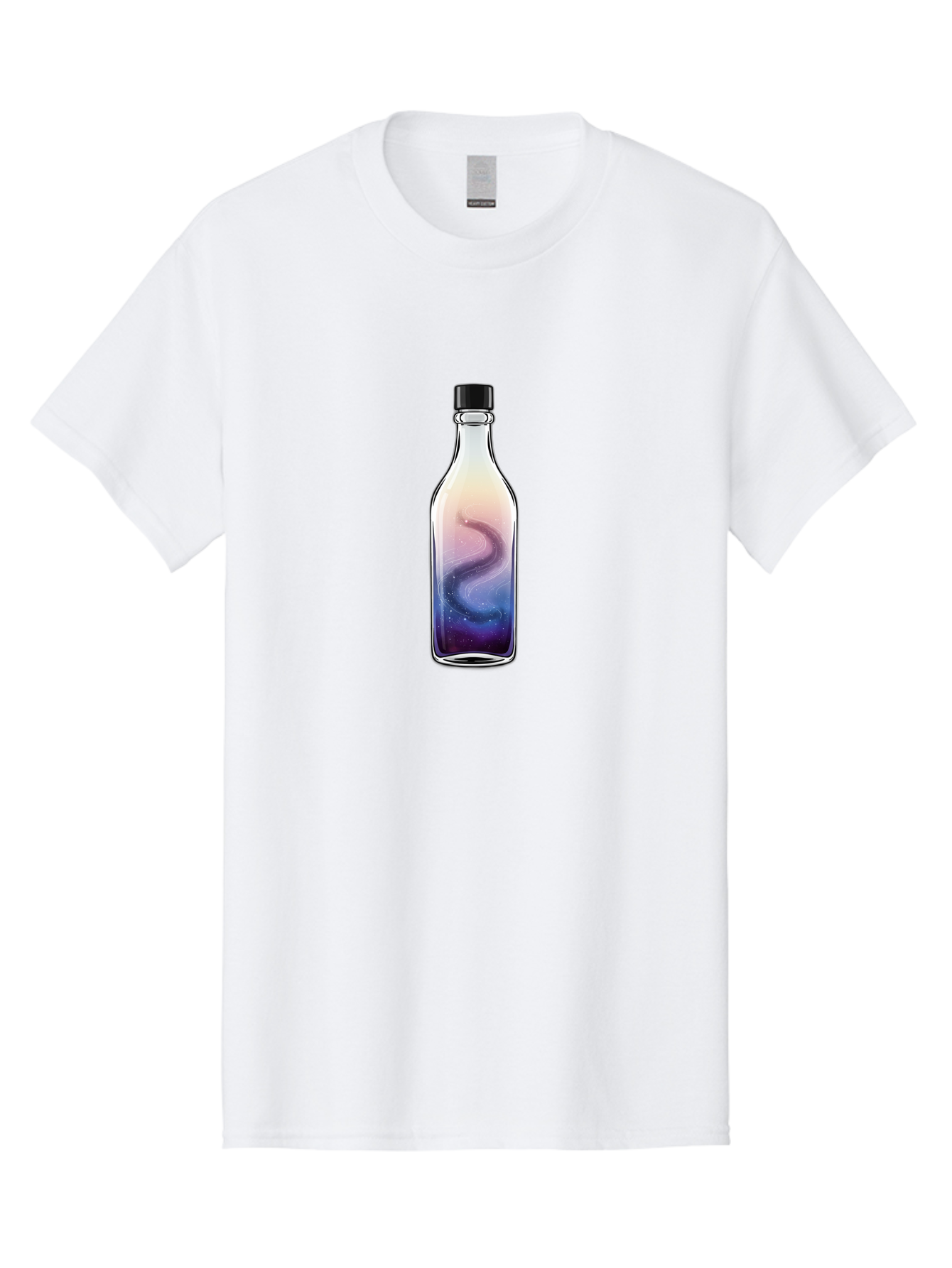 Galaxy-Bottle-16 Men'S Graphic Tee, 100% Cotton, Comfortable Casual Summer Wear, Machine Washable, Vintage Camera, Old Camera, Antique Camera, Black Camera, Classic Photography, Photography Equipment, Nostalgic Device, Film Camera, Camera Art Bai946
