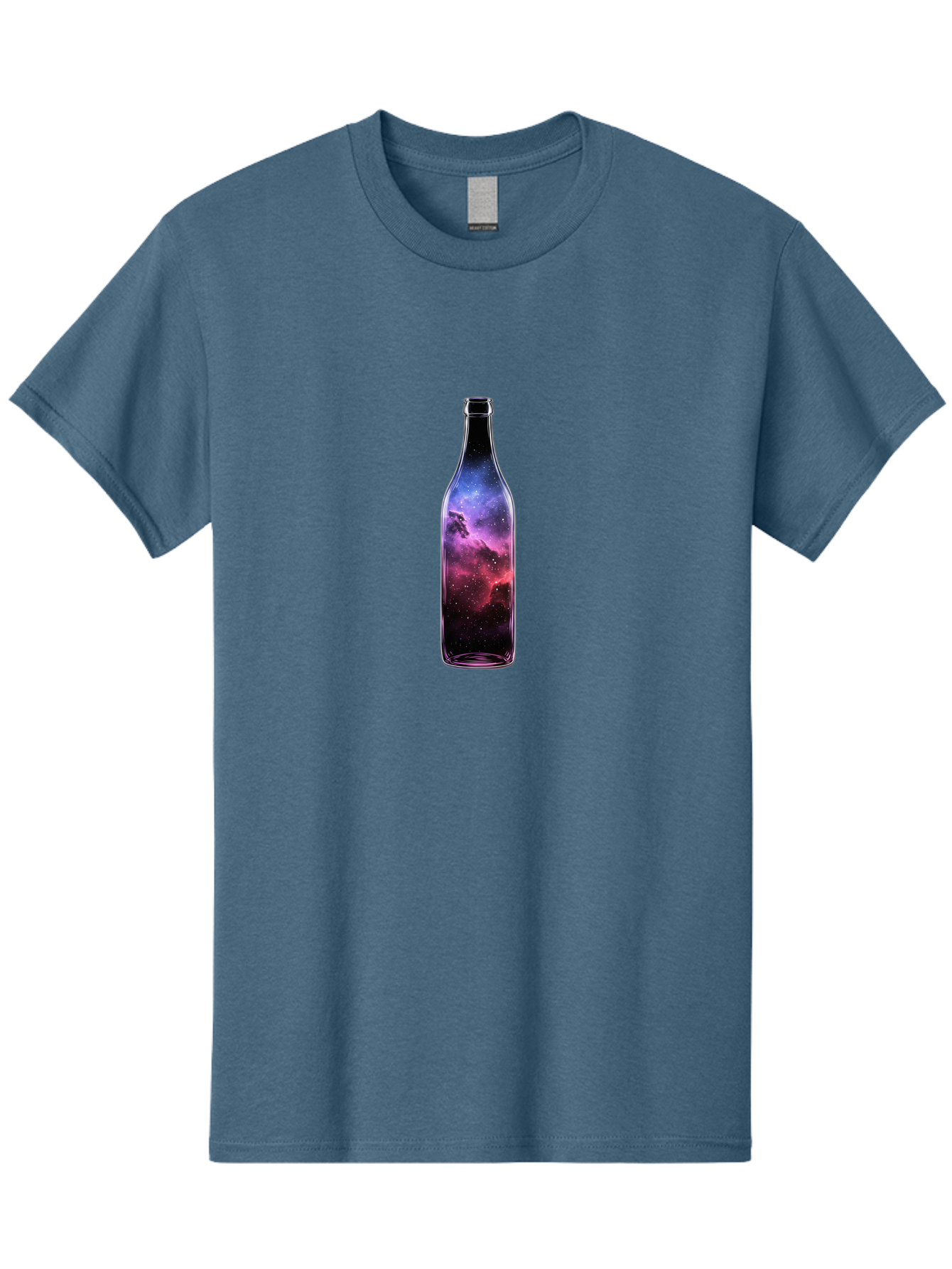 Galaxy-Bottle-18 Men'S Graphic Tee, 100% Cotton, Comfortable Casual Summer Wear, Machine Washable, Vintage Camera, Old Camera, Antique Camera, Black Camera, Classic Photography, Photography Equipment, Nostalgic Device, Film Camera, Camera Art Bai948