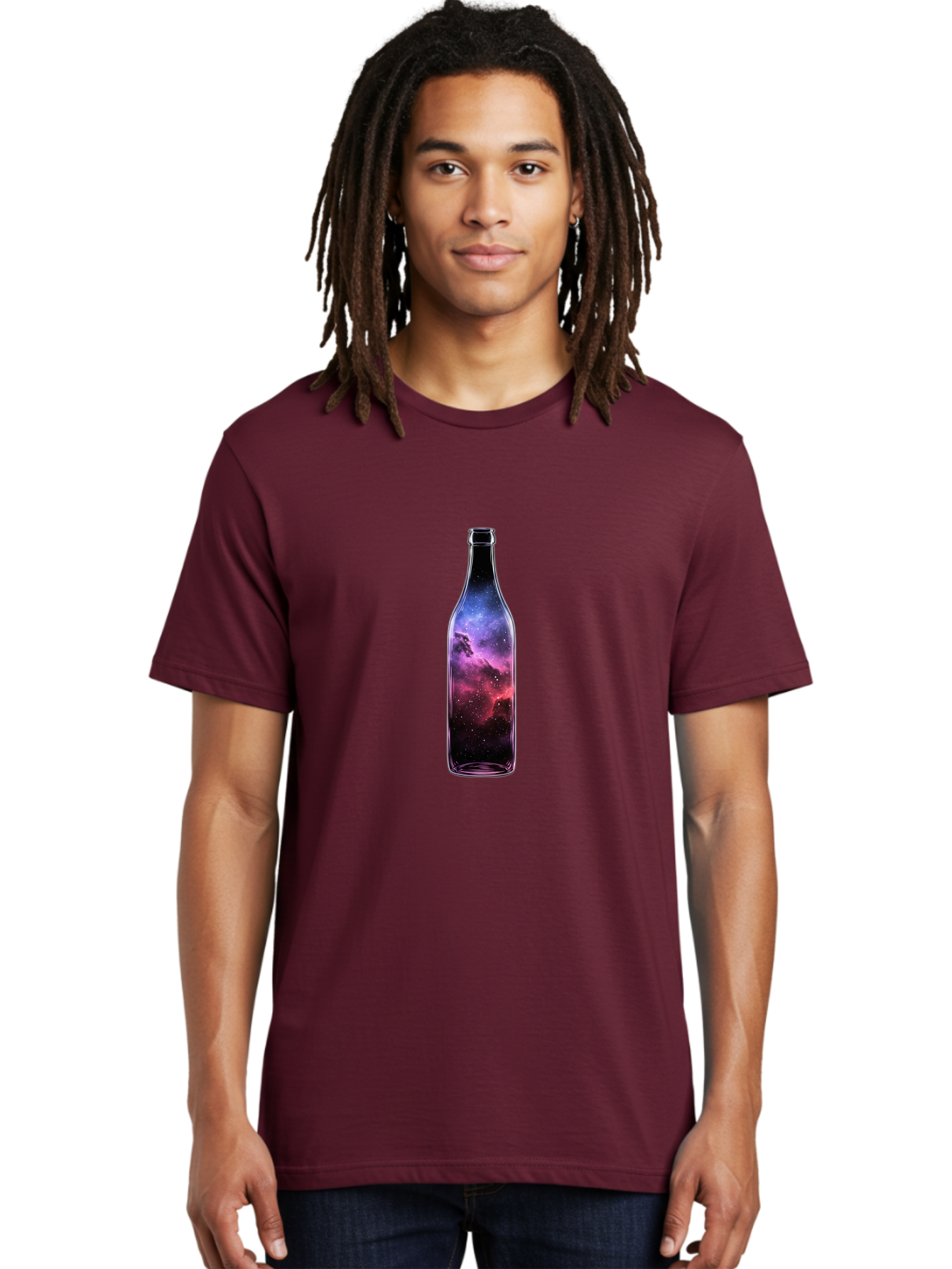Galaxy-Bottle-18 Men'S Graphic Tee, 100% Cotton, Comfortable Casual Summer Wear, Machine Washable, Vintage Camera, Old Camera, Antique Camera, Black Camera, Classic Photography, Photography Equipment, Nostalgic Device, Film Camera, Camera Art Bai948