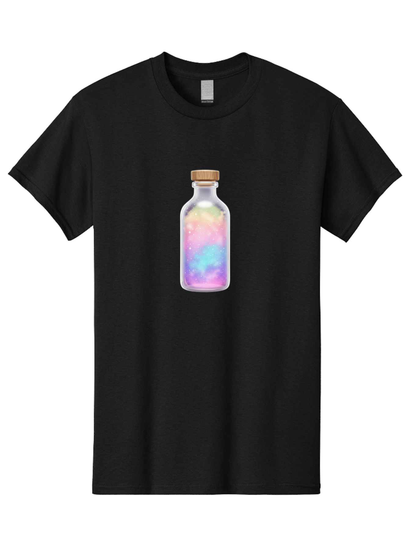 Galaxy-Bottle-2 Men'S Graphic Tee, 100% Cotton, Comfortable Casual Summer Wear, Machine Washable, Vintage Camera, Old Camera, Antique Camera, Black Camera, Classic Photography, Photography Equipment, Nostalgic Device, Film Camera, Camera Art Bai950