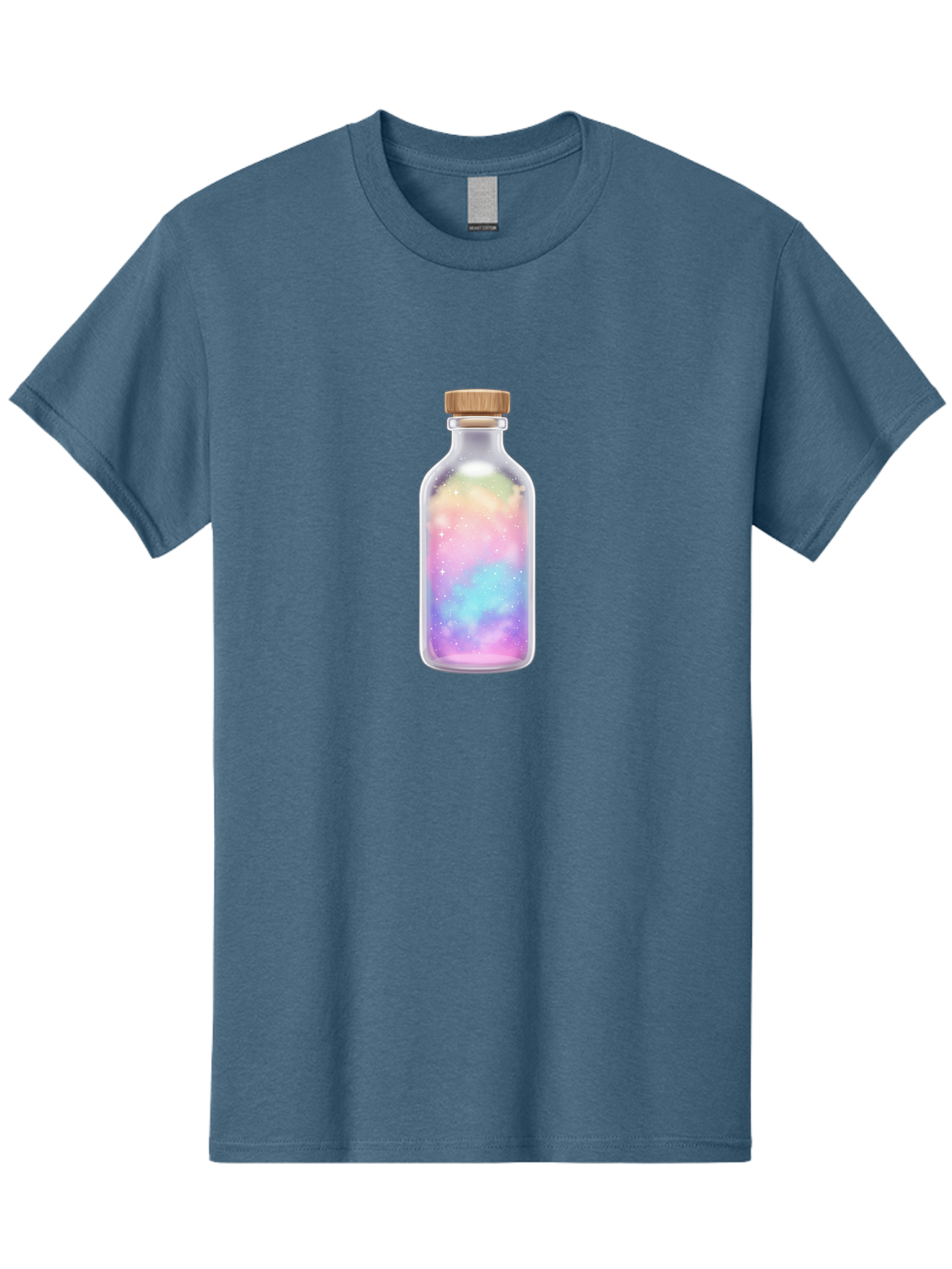 Galaxy-Bottle-2 Men'S Graphic Tee, 100% Cotton, Comfortable Casual Summer Wear, Machine Washable, Vintage Camera, Old Camera, Antique Camera, Black Camera, Classic Photography, Photography Equipment, Nostalgic Device, Film Camera, Camera Art Bai950