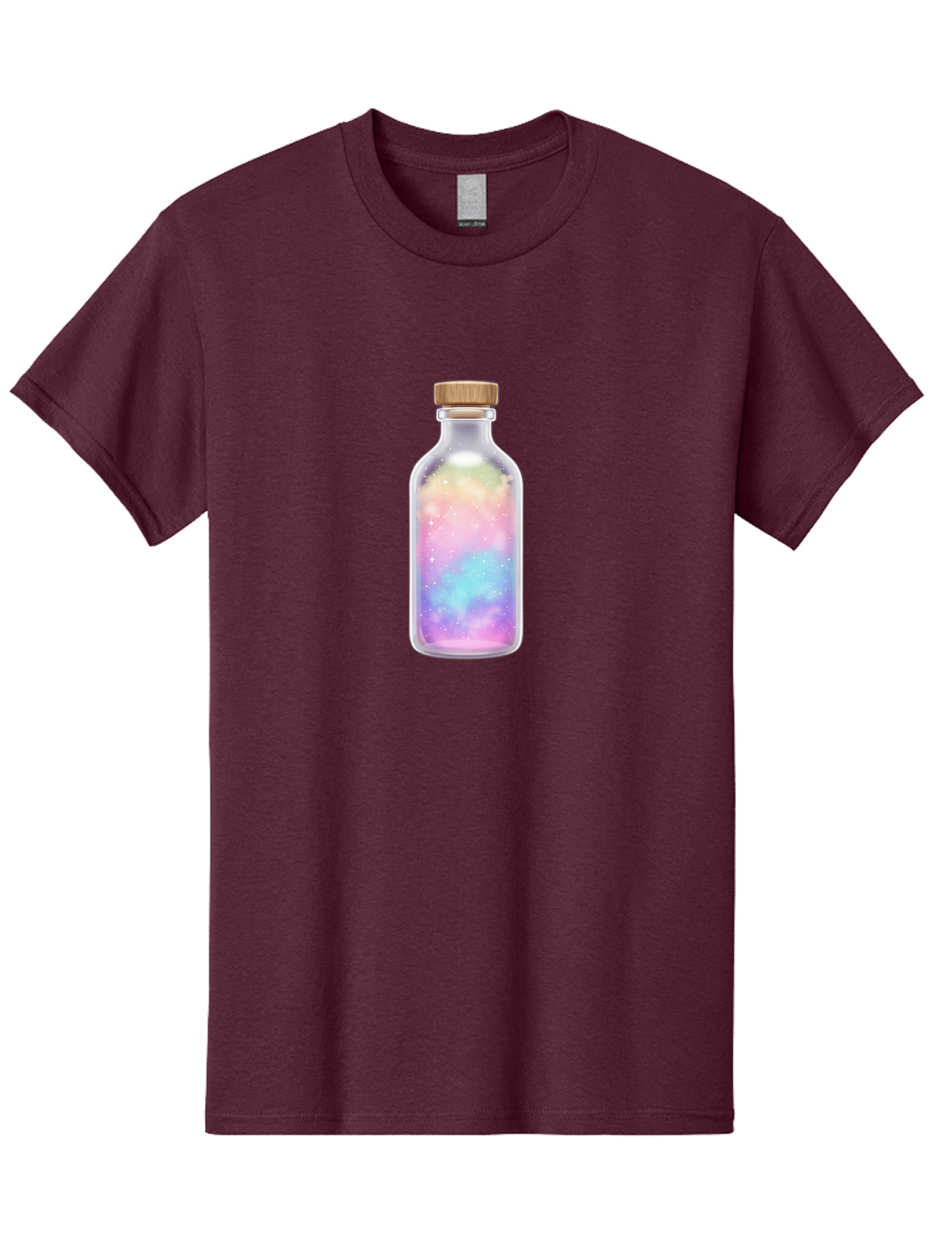 Galaxy-Bottle-2 Men'S Graphic Tee, 100% Cotton, Comfortable Casual Summer Wear, Machine Washable, Vintage Camera, Old Camera, Antique Camera, Black Camera, Classic Photography, Photography Equipment, Nostalgic Device, Film Camera, Camera Art Bai950