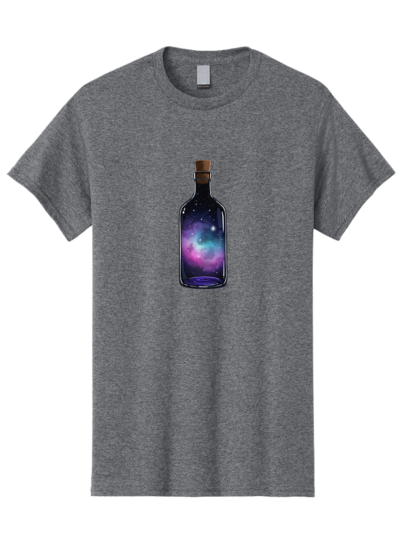 Galaxy-Bottle-3 Men'S Graphic Tee, 100% Cotton, Comfortable Casual Summer Wear, Machine Washable, Vintage Camera, Old Camera, Antique Camera, Black Camera, Classic Photography, Photography Equipment, Nostalgic Device, Film Camera, Camera Art Bai953