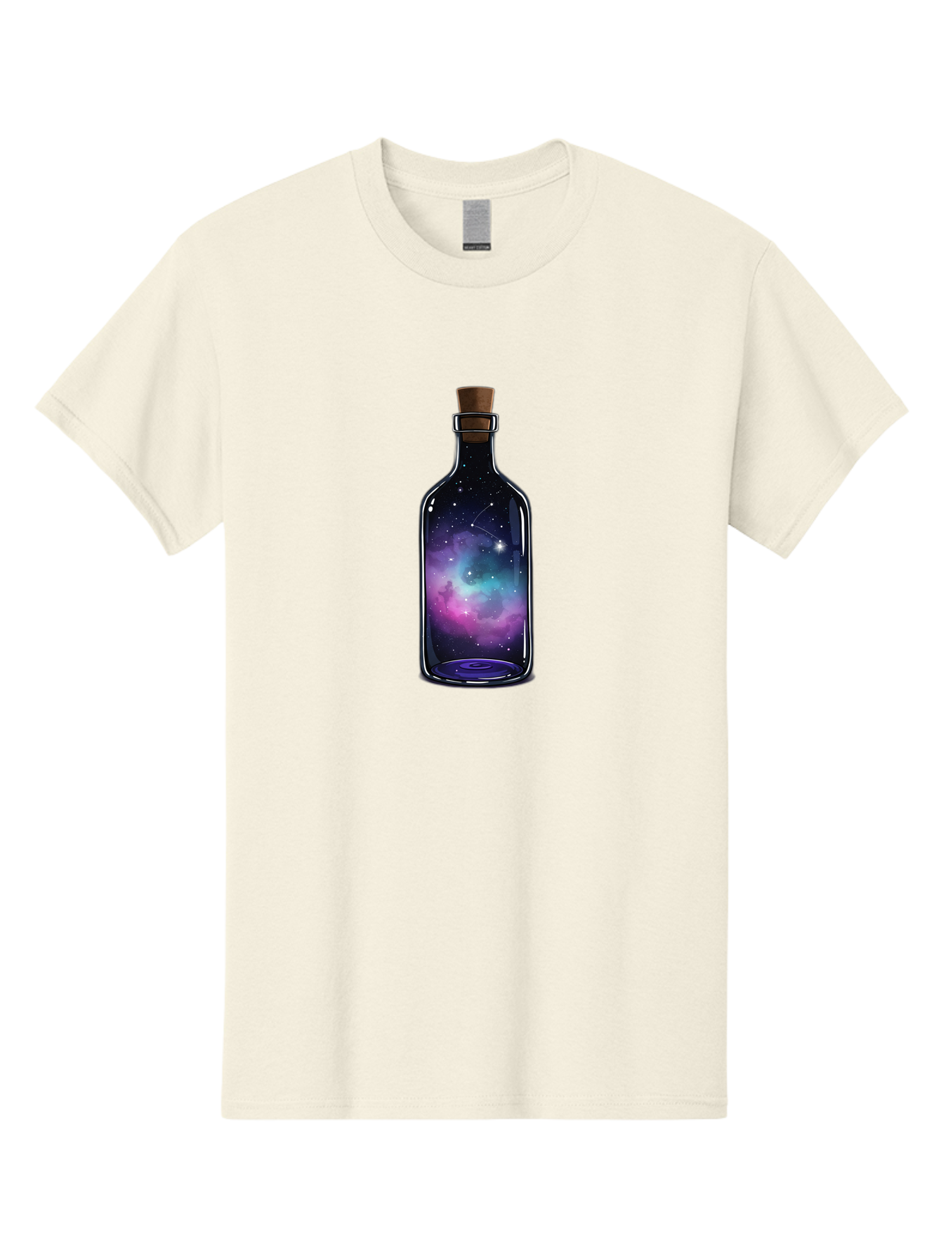 Galaxy-Bottle-3 Men'S Graphic Tee, 100% Cotton, Comfortable Casual Summer Wear, Machine Washable, Vintage Camera, Old Camera, Antique Camera, Black Camera, Classic Photography, Photography Equipment, Nostalgic Device, Film Camera, Camera Art Bai953