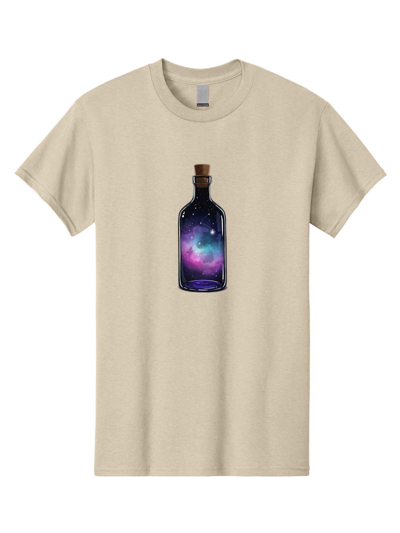 Galaxy-Bottle-3 Men'S Graphic Tee, 100% Cotton, Comfortable Casual Summer Wear, Machine Washable, Vintage Camera, Old Camera, Antique Camera, Black Camera, Classic Photography, Photography Equipment, Nostalgic Device, Film Camera, Camera Art Bai953
