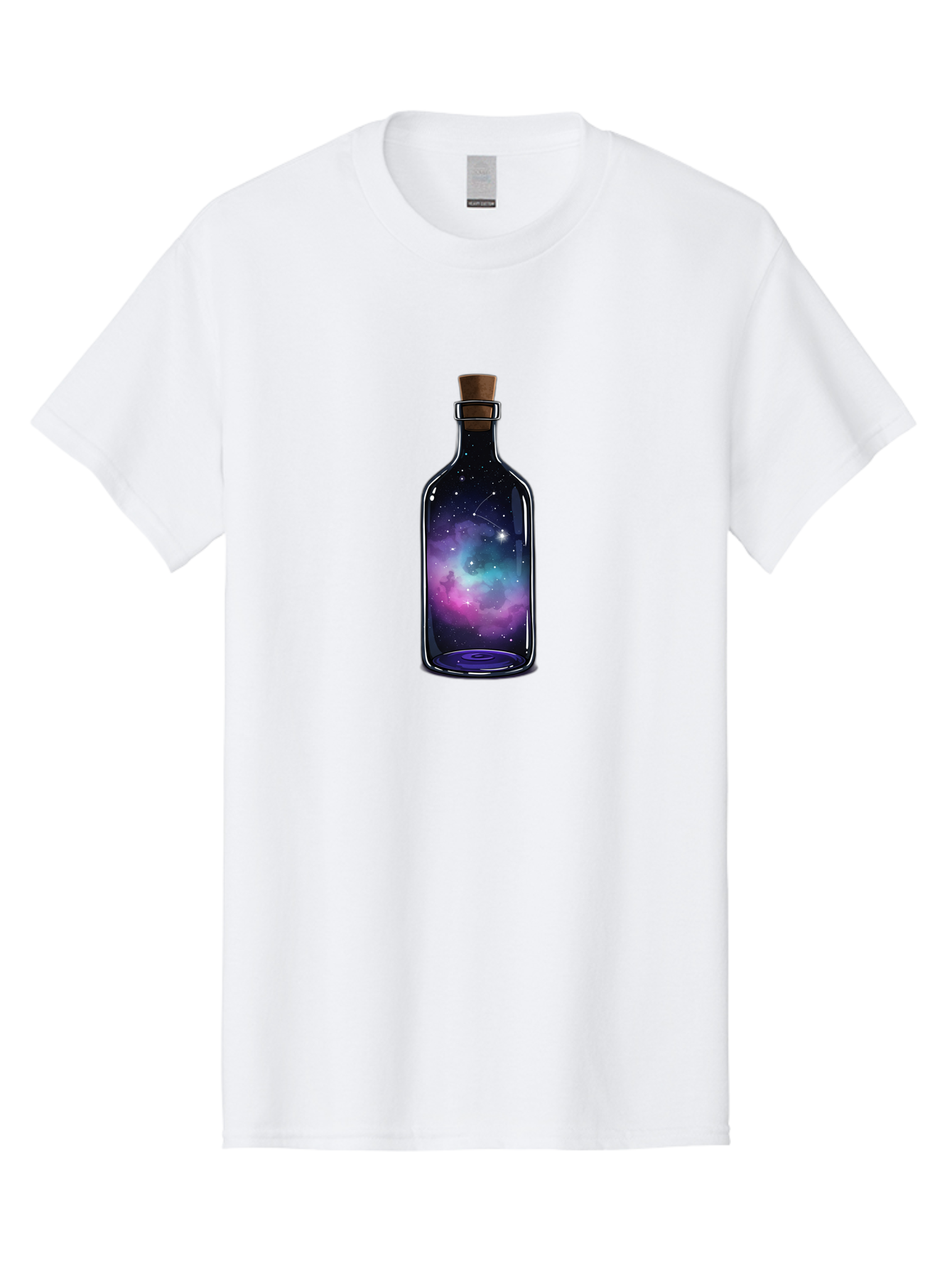Galaxy-Bottle-3 Men'S Graphic Tee, 100% Cotton, Comfortable Casual Summer Wear, Machine Washable, Vintage Camera, Old Camera, Antique Camera, Black Camera, Classic Photography, Photography Equipment, Nostalgic Device, Film Camera, Camera Art Bai953