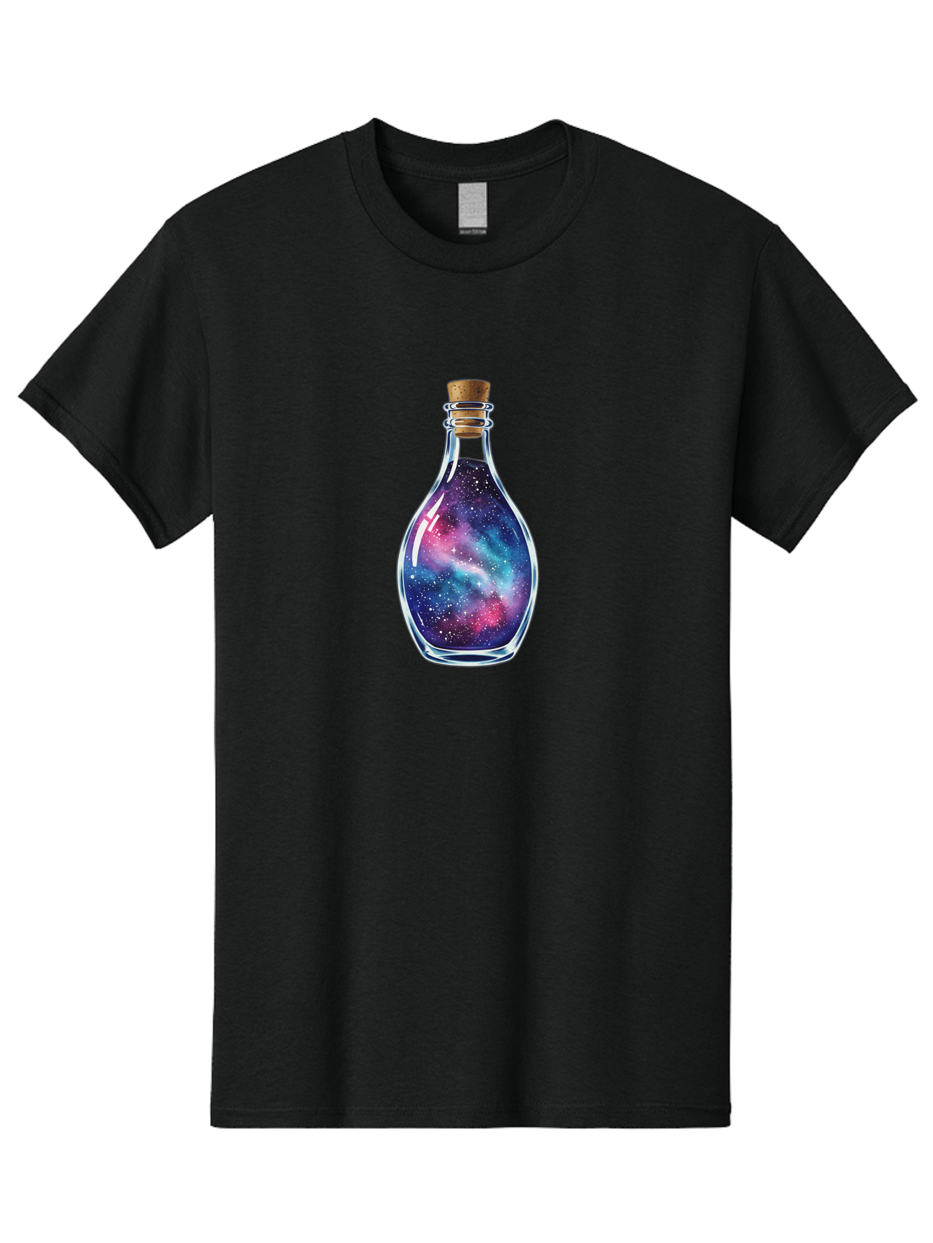 Galaxy-Bottle-5 Men'S Graphic Tee, 100% Cotton, Comfortable Casual Summer Wear, Machine Washable, Vintage Camera, Old Camera, Antique Camera, Black Camera, Classic Photography, Photography Equipment, Nostalgic Device, Film Camera, Camera Art Bai955