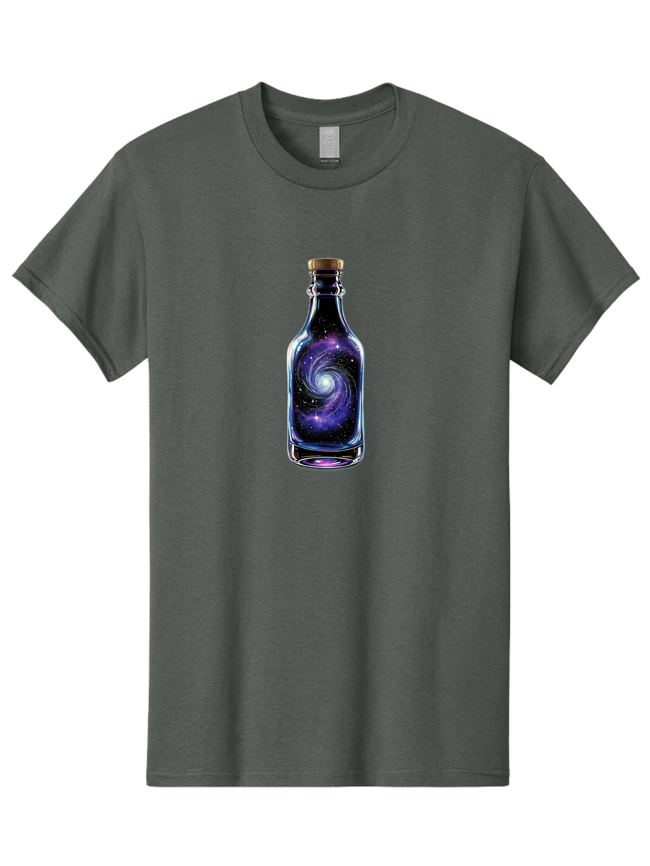 Galaxy-Bottle-6 Men'S Graphic Tee, 100% Cotton, Comfortable Casual Summer Wear, Machine Washable, Vintage Camera, Old Camera, Antique Camera, Black Camera, Classic Photography, Photography Equipment, Nostalgic Device, Film Camera, Camera Art Bai956