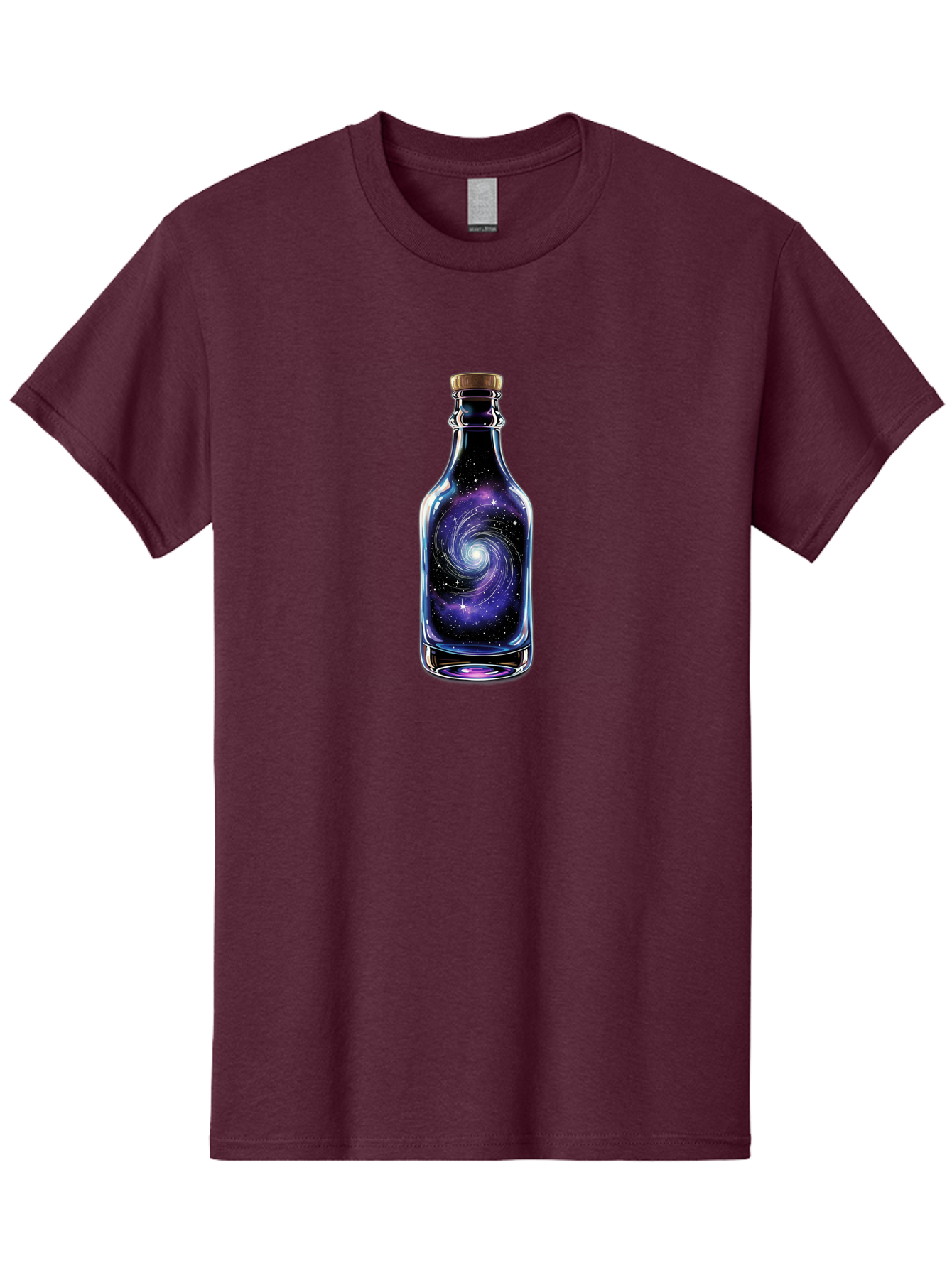 Galaxy-Bottle-6 Men'S Graphic Tee, 100% Cotton, Comfortable Casual Summer Wear, Machine Washable, Vintage Camera, Old Camera, Antique Camera, Black Camera, Classic Photography, Photography Equipment, Nostalgic Device, Film Camera, Camera Art Bai956