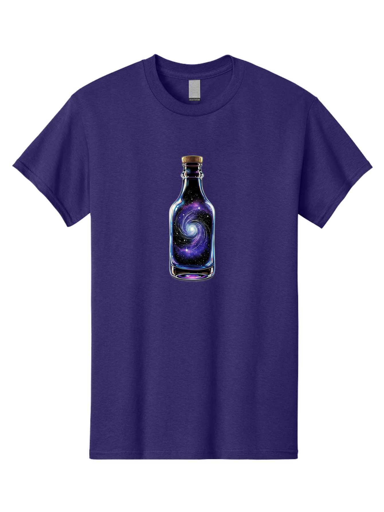 Galaxy-Bottle-6 Men'S Graphic Tee, 100% Cotton, Comfortable Casual Summer Wear, Machine Washable, Vintage Camera, Old Camera, Antique Camera, Black Camera, Classic Photography, Photography Equipment, Nostalgic Device, Film Camera, Camera Art Bai956