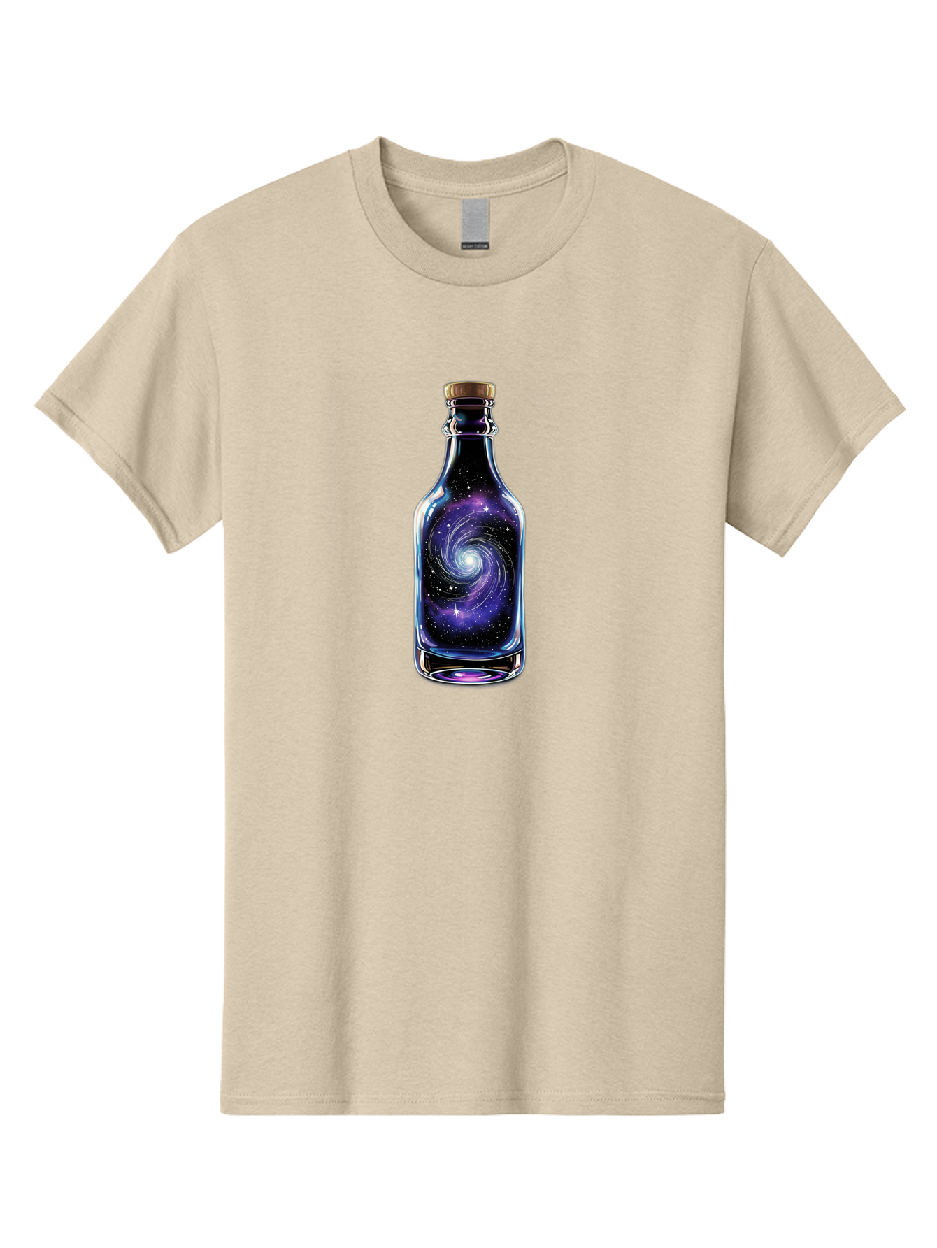 Galaxy-Bottle-6 Men'S Graphic Tee, 100% Cotton, Comfortable Casual Summer Wear, Machine Washable, Vintage Camera, Old Camera, Antique Camera, Black Camera, Classic Photography, Photography Equipment, Nostalgic Device, Film Camera, Camera Art Bai956