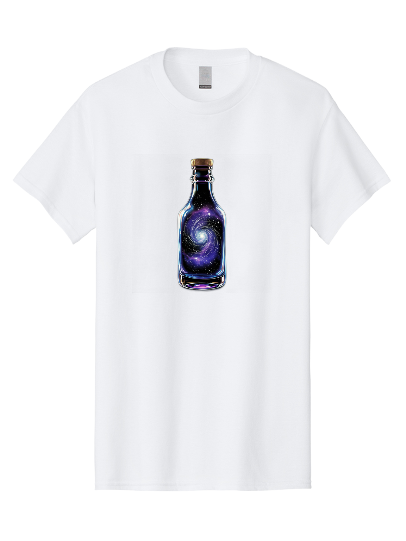 Galaxy-Bottle-6 Men'S Graphic Tee, 100% Cotton, Comfortable Casual Summer Wear, Machine Washable, Vintage Camera, Old Camera, Antique Camera, Black Camera, Classic Photography, Photography Equipment, Nostalgic Device, Film Camera, Camera Art Bai956