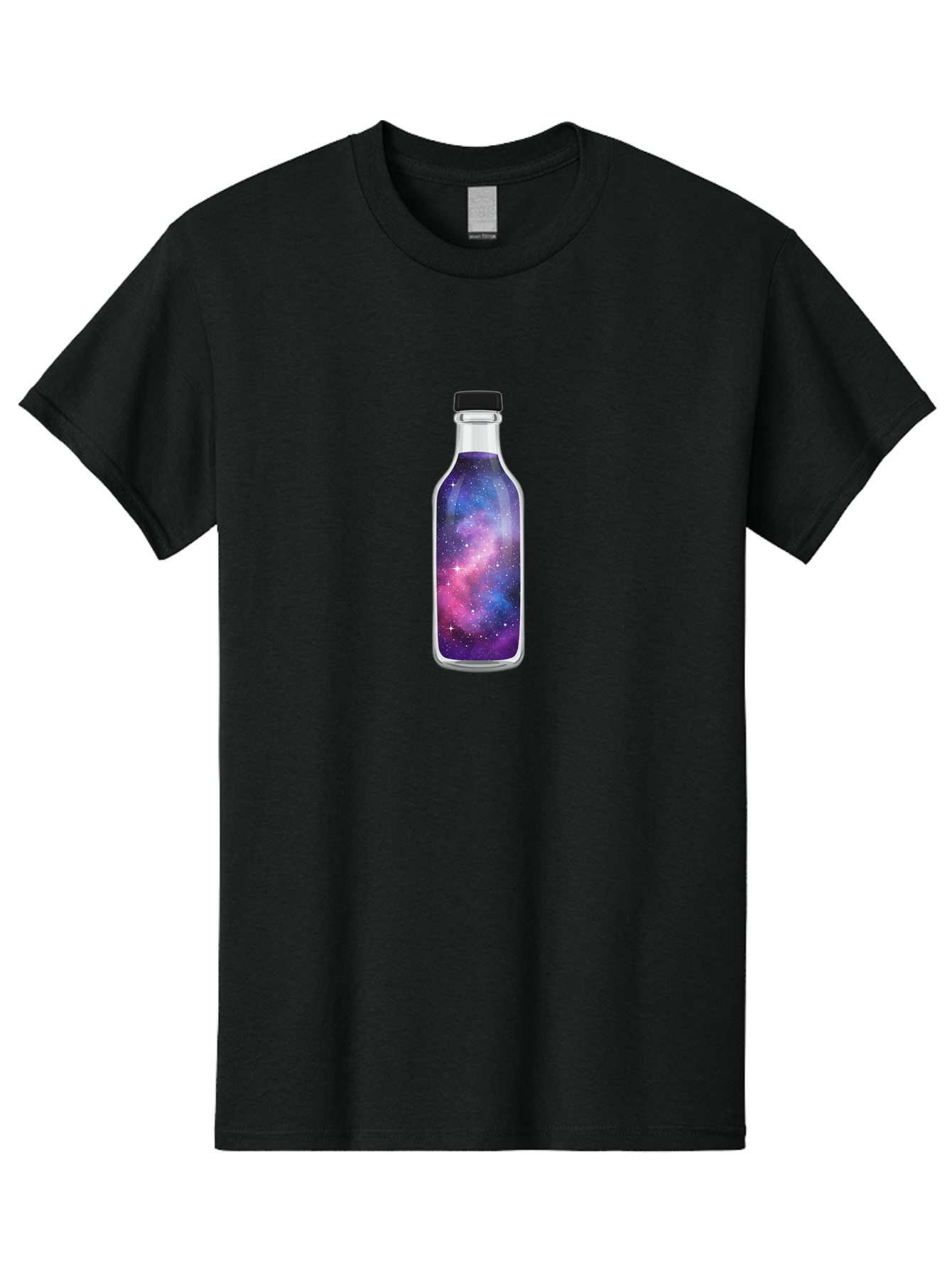 Galaxy-Bottle-7 Men'S Graphic Tee, 100% Cotton, Comfortable Casual Summer Wear, Machine Washable, Vintage Camera, Old Camera, Antique Camera, Black Camera, Classic Photography, Photography Equipment, Nostalgic Device, Film Camera, Camera Art Bai957