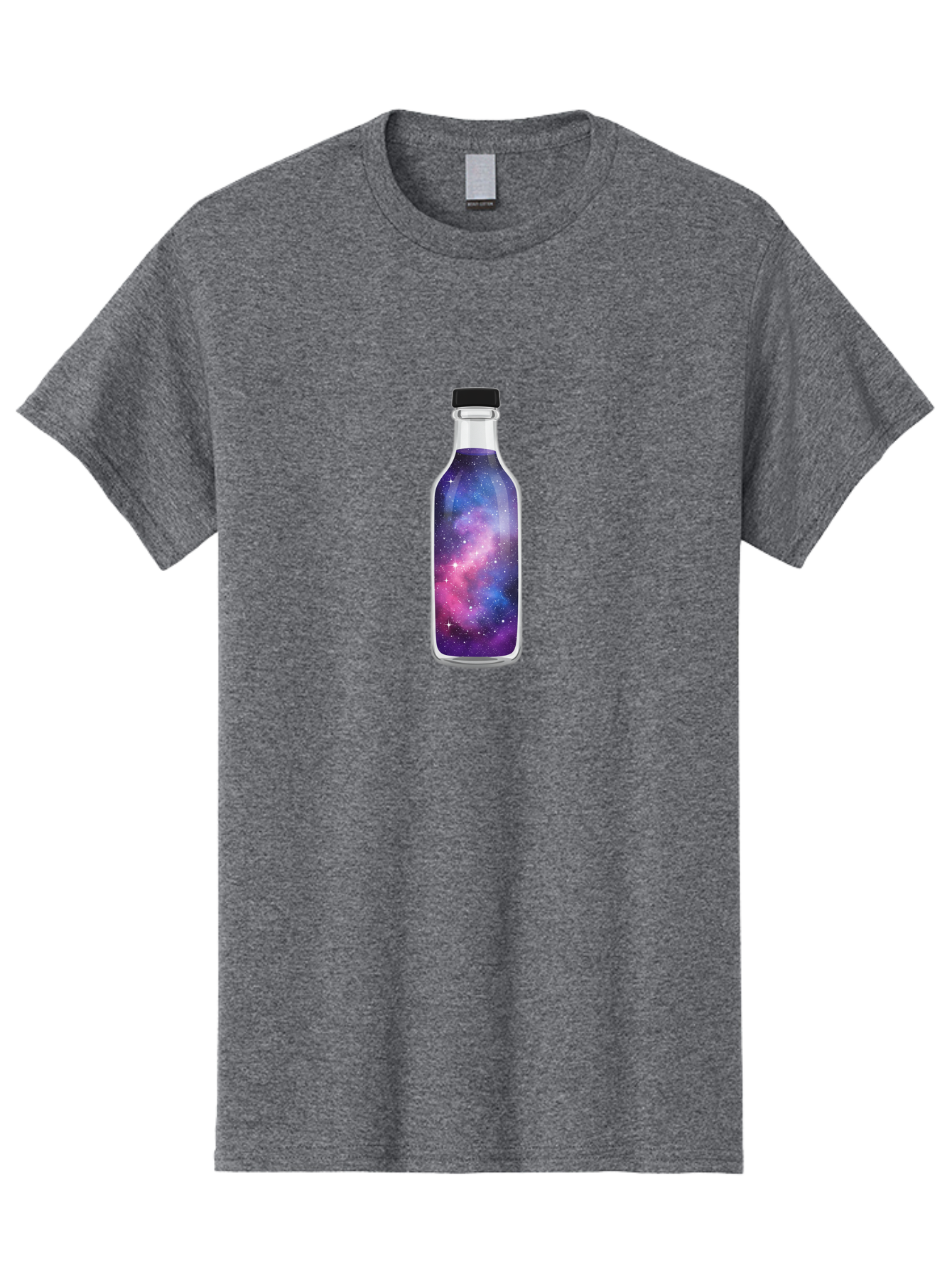 Galaxy-Bottle-7 Men'S Graphic Tee, 100% Cotton, Comfortable Casual Summer Wear, Machine Washable, Vintage Camera, Old Camera, Antique Camera, Black Camera, Classic Photography, Photography Equipment, Nostalgic Device, Film Camera, Camera Art Bai957