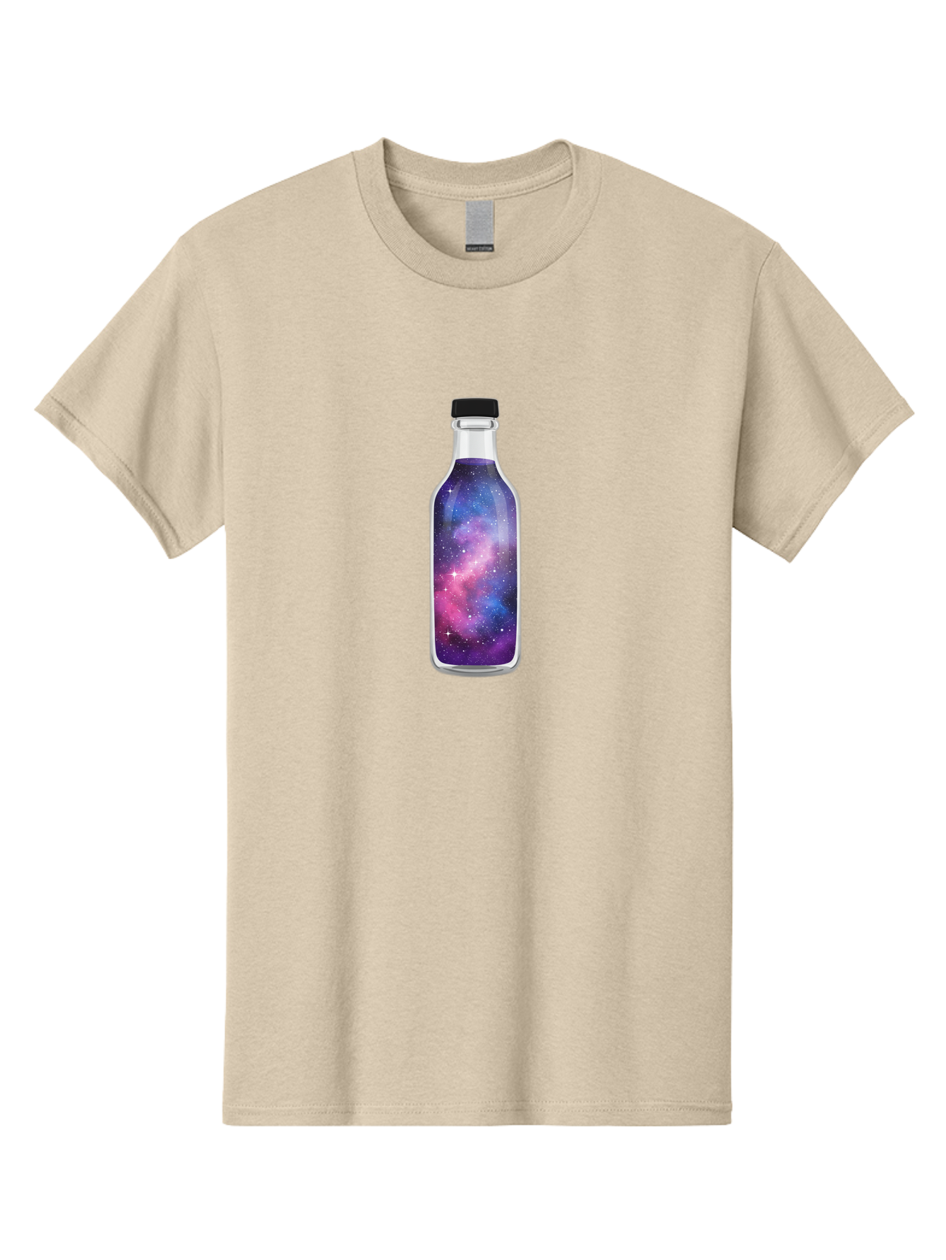 Galaxy-Bottle-7 Men'S Graphic Tee, 100% Cotton, Comfortable Casual Summer Wear, Machine Washable, Vintage Camera, Old Camera, Antique Camera, Black Camera, Classic Photography, Photography Equipment, Nostalgic Device, Film Camera, Camera Art Bai957