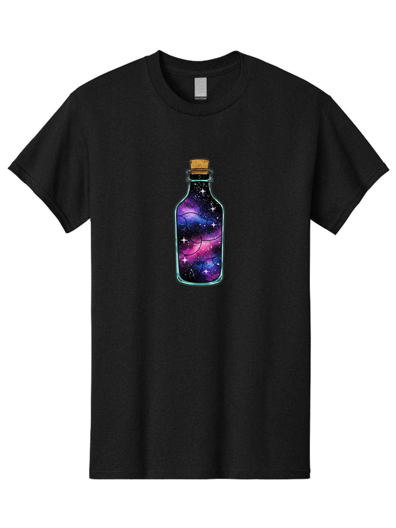 Galaxy-Bottle-9 Men'S Graphic Tee, 100% Cotton, Comfortable Casual Summer Wear, Machine Washable, Vintage Camera, Old Camera, Antique Camera, Black Camera, Classic Photography, Photography Equipment, Nostalgic Device, Film Camera, Camera Art Bai959