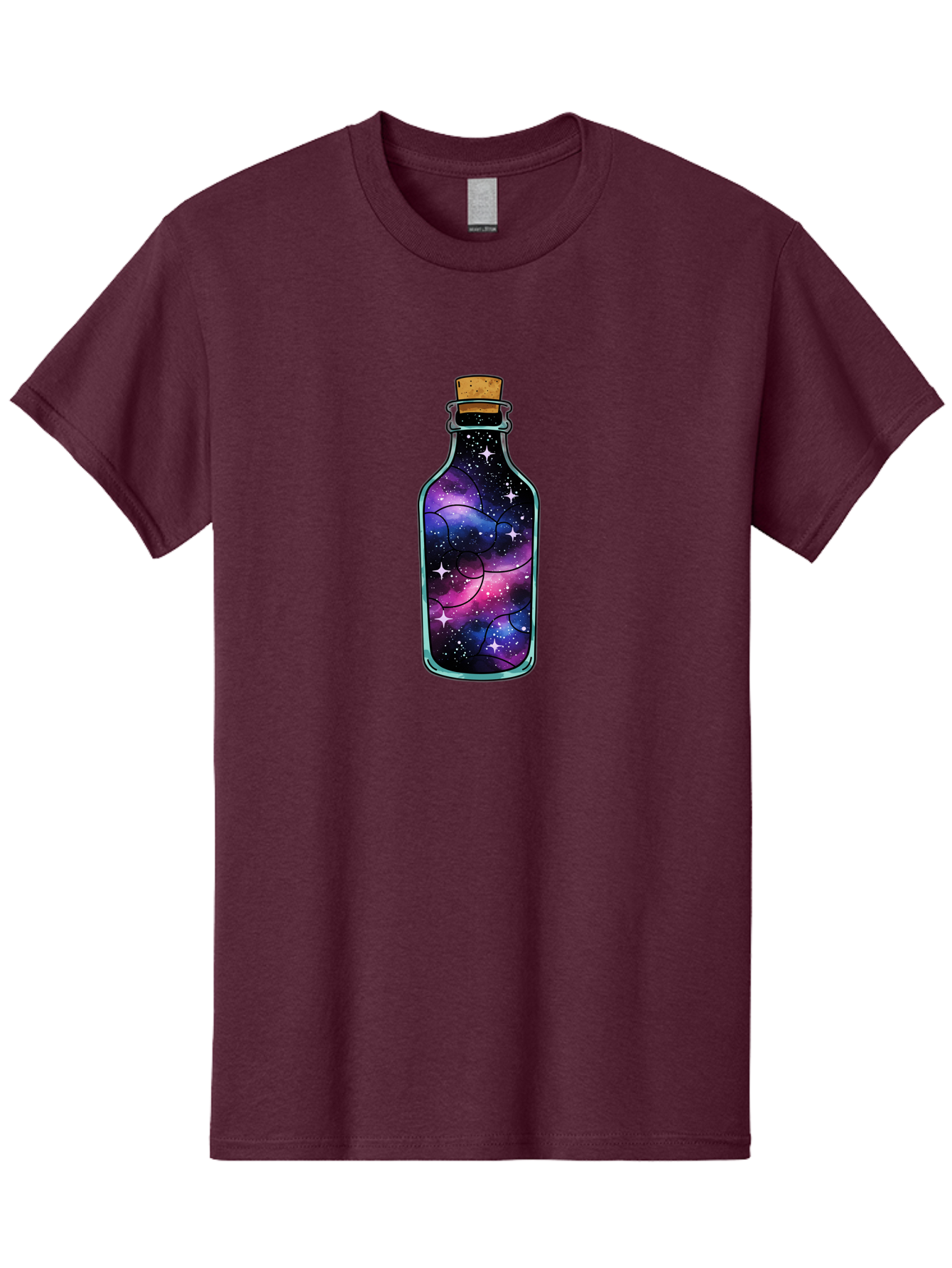 Galaxy-Bottle-9 Men'S Graphic Tee, 100% Cotton, Comfortable Casual Summer Wear, Machine Washable, Vintage Camera, Old Camera, Antique Camera, Black Camera, Classic Photography, Photography Equipment, Nostalgic Device, Film Camera, Camera Art Bai959