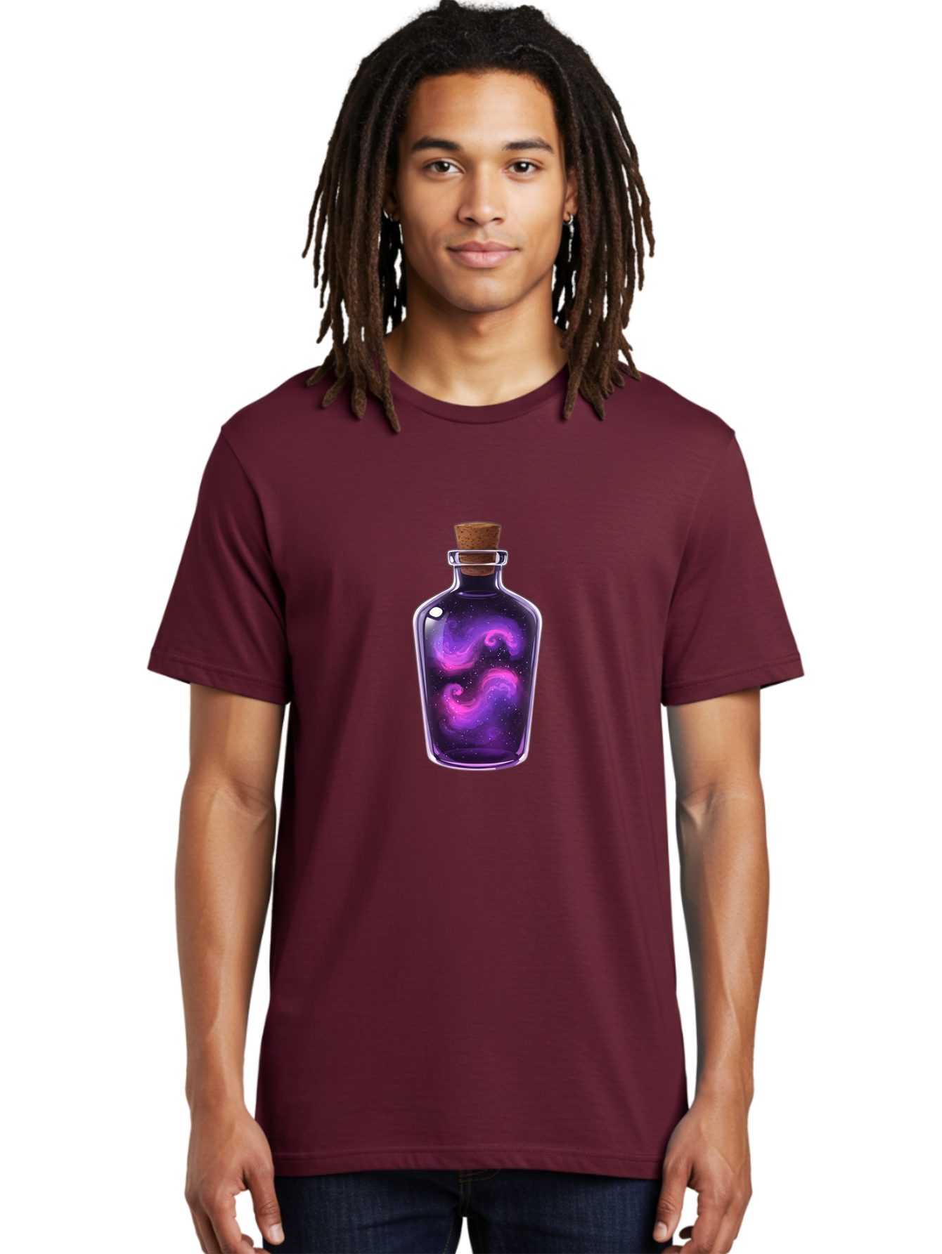 Galaxy-Bottle Men'S Graphic Tee, 100% Cotton, Comfortable Casual Summer Wear, Machine Washable, Vintage Camera, Old Camera, Antique Camera, Black Camera, Classic Photography, Photography Equipment, Nostalgic Device, Film Camera, Camera Art Bai960
