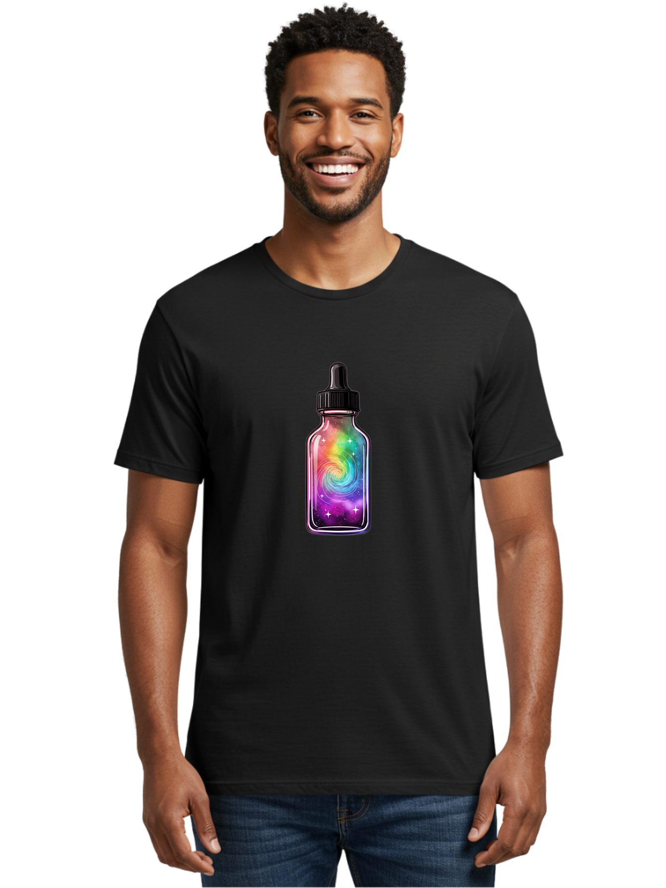 Galaxy-E-Liquid-Bottle Men'S Graphic Tee, 100% Cotton, Comfortable Casual Summer Wear, Machine Washable, Vintage Camera, Old Camera, Antique Camera, Black Camera, Classic Photography, Photography Equipment, Nostalgic Device, Film Camera, Bai961