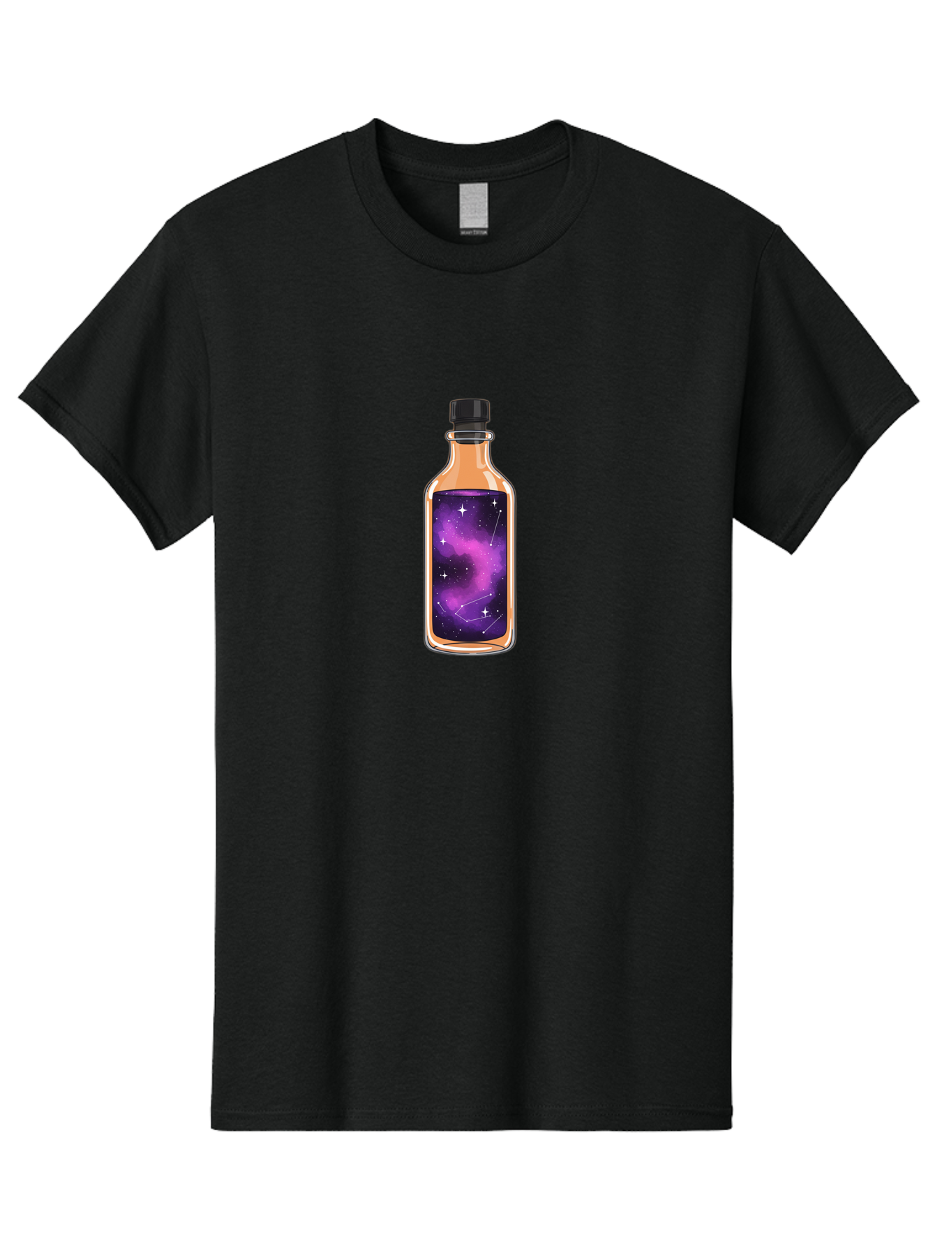 Galaxy-Elixir-Bottle Men'S Graphic Tee, 100% Cotton, Comfortable Casual Summer Wear, Machine Washable, Vintage Camera, Old Camera, Antique Camera, Black Camera, Classic Photography, Photography Equipment, Nostalgic Device, Film Camera, Bai962