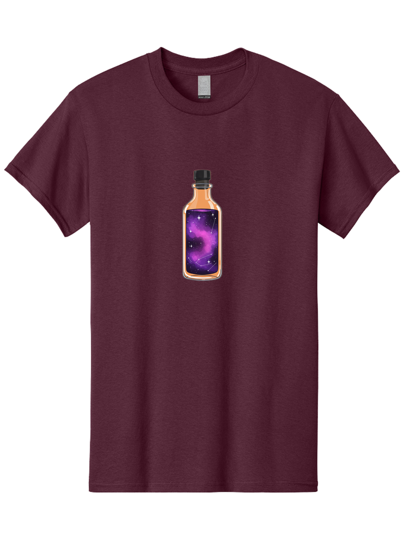 Galaxy-Elixir-Bottle Men'S Graphic Tee, 100% Cotton, Comfortable Casual Summer Wear, Machine Washable, Vintage Camera, Old Camera, Antique Camera, Black Camera, Classic Photography, Photography Equipment, Nostalgic Device, Film Camera, Bai962