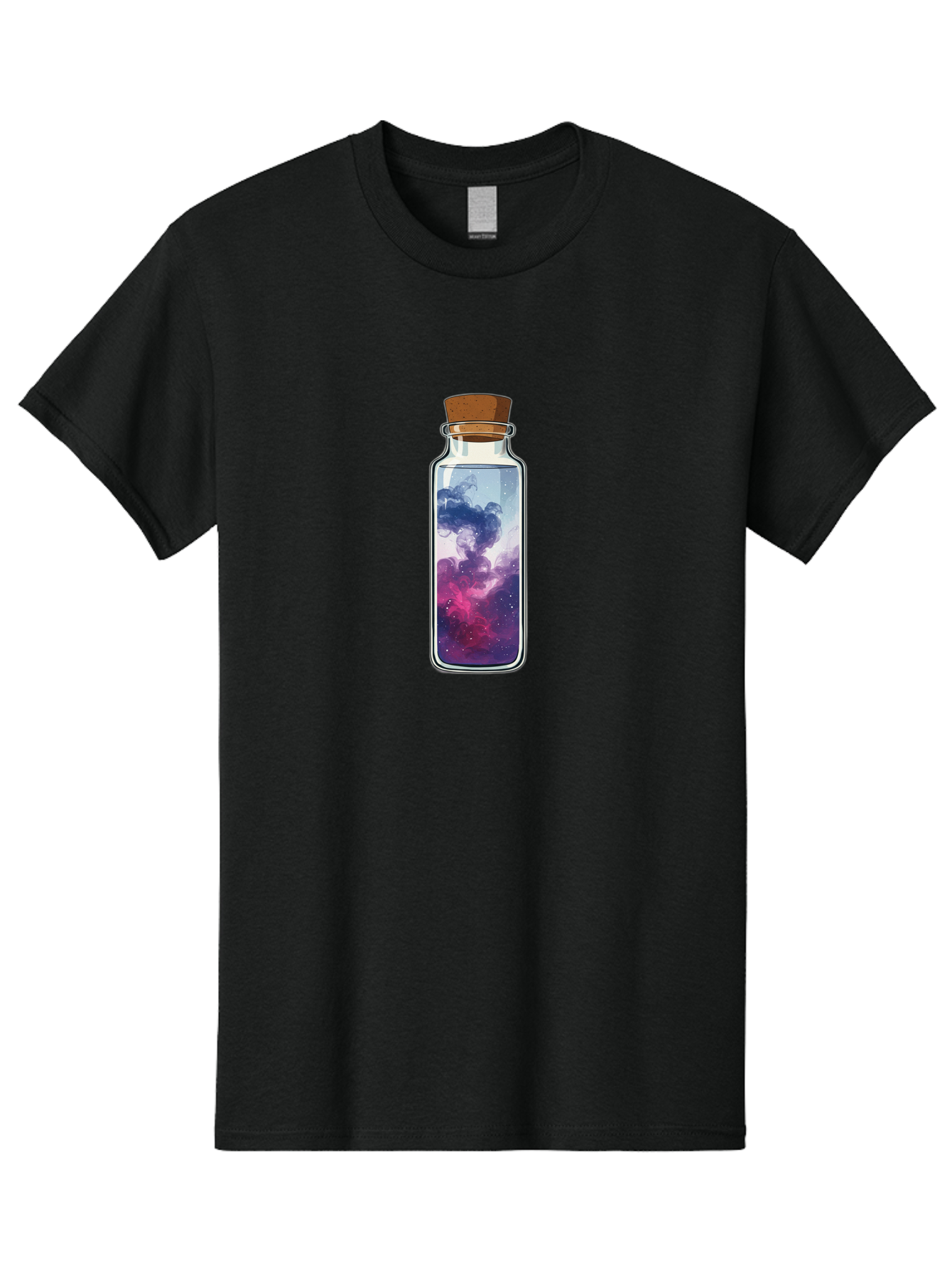 Galaxy-In-A-Bottle-1 Men'S Graphic Tee, 100% Cotton, Comfortable Casual Summer Wear, Machine Washable, Vintage Camera, Old Camera, Antique Camera, Black Camera, Classic Photography, Photography Equipment, Nostalgic Device, Film Camera, Bai963