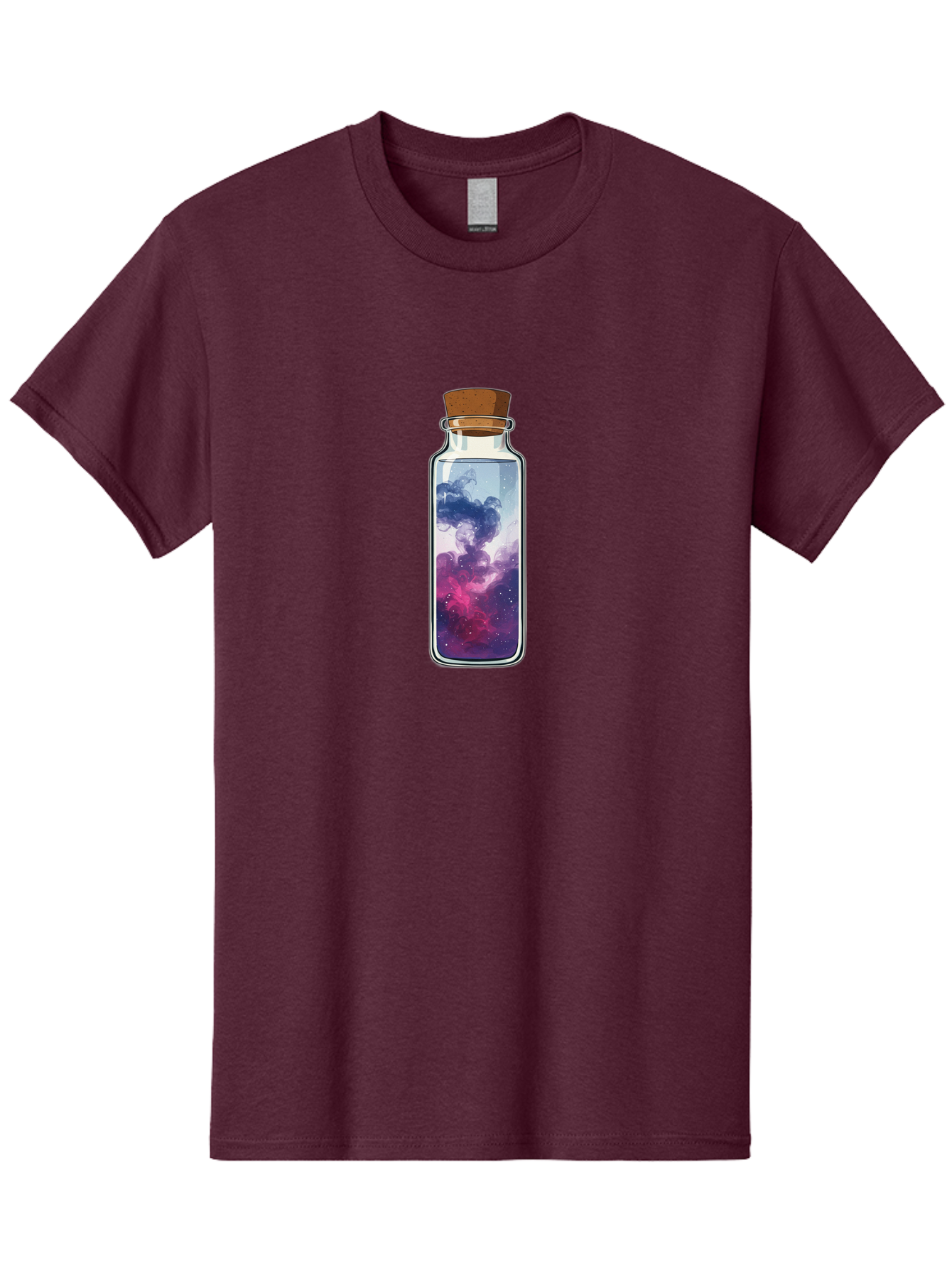 Galaxy-In-A-Bottle-1 Men'S Graphic Tee, 100% Cotton, Comfortable Casual Summer Wear, Machine Washable, Vintage Camera, Old Camera, Antique Camera, Black Camera, Classic Photography, Photography Equipment, Nostalgic Device, Film Camera, Bai963