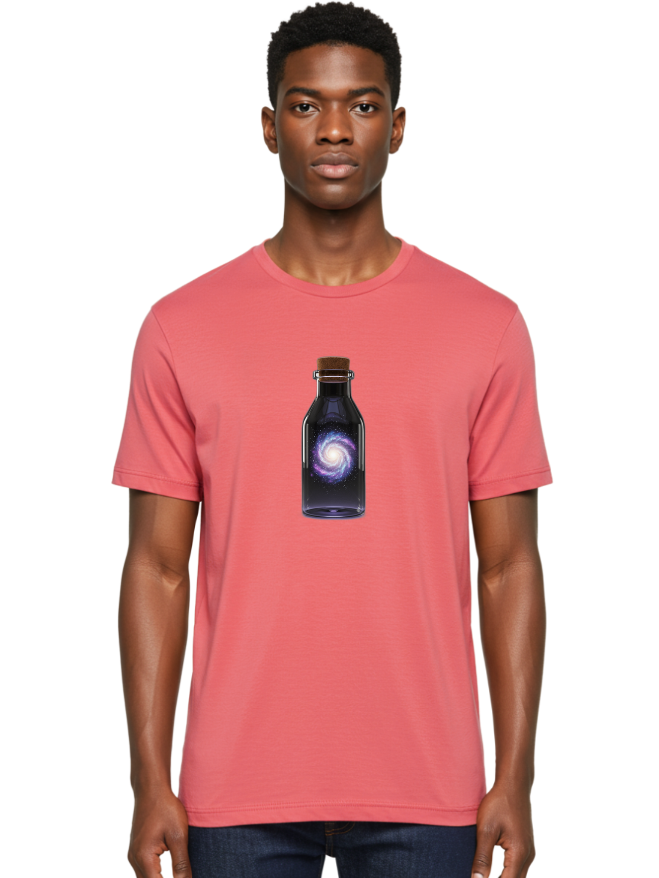 Galaxy-In-A-Bottle-12 Men'S Graphic Tee, 100% Cotton, Comfortable Casual Summer Wear, Machine Washable, Vintage Camera, Old Camera, Antique Camera, Black Camera, Classic Photography, Photography Equipment, Nostalgic Device, Film Camera, Bai966