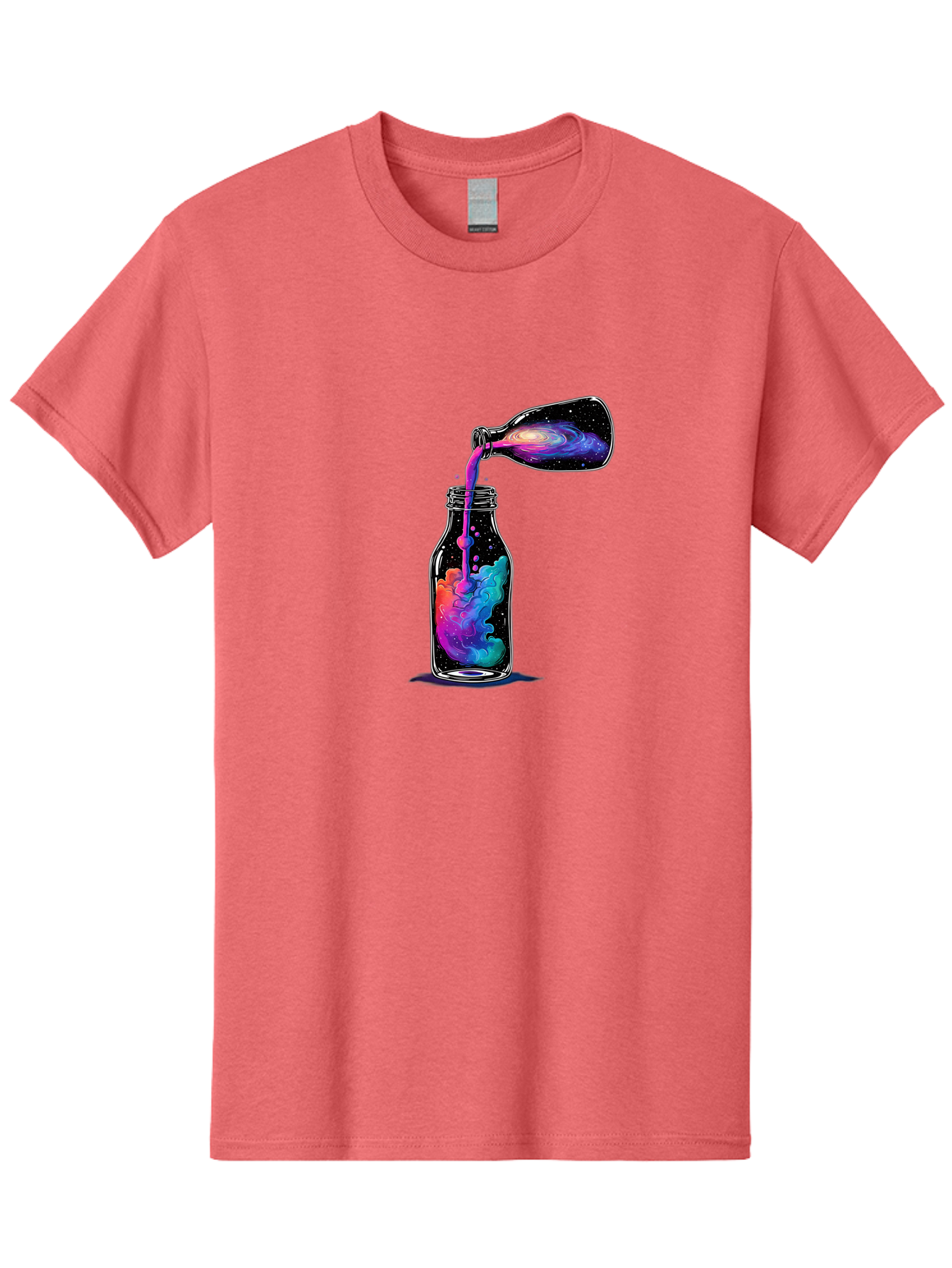 Galaxy-In-A-Bottle-14 Men'S Graphic Tee, 100% Cotton, Comfortable Casual Summer Wear, Machine Washable, Vintage Camera, Old Camera, Antique Camera, Black Camera, Classic Photography, Photography Equipment, Nostalgic Device, Film Camera, Bai968