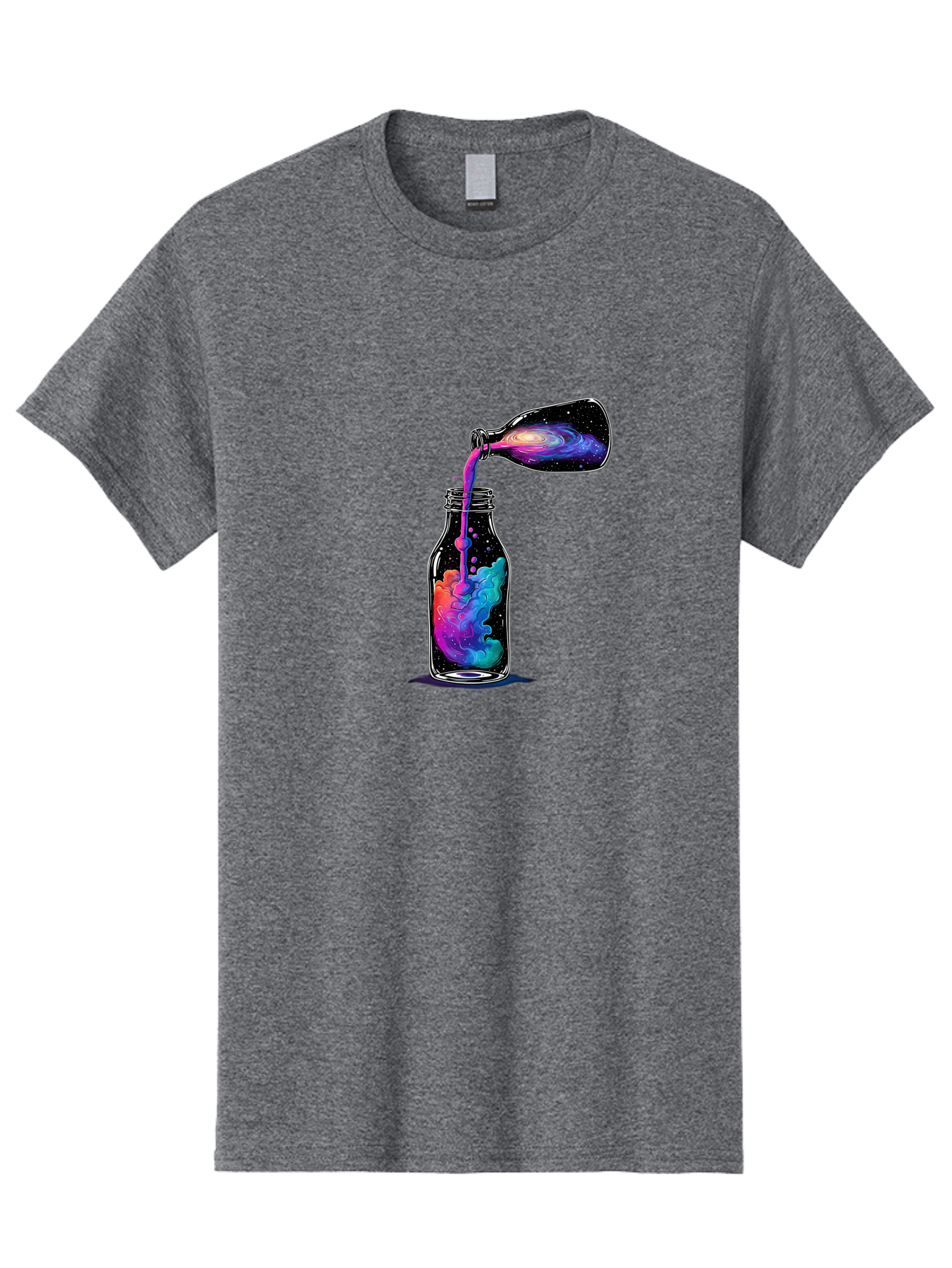 Galaxy-In-A-Bottle-14 Men'S Graphic Tee, 100% Cotton, Comfortable Casual Summer Wear, Machine Washable, Vintage Camera, Old Camera, Antique Camera, Black Camera, Classic Photography, Photography Equipment, Nostalgic Device, Film Camera, Bai968