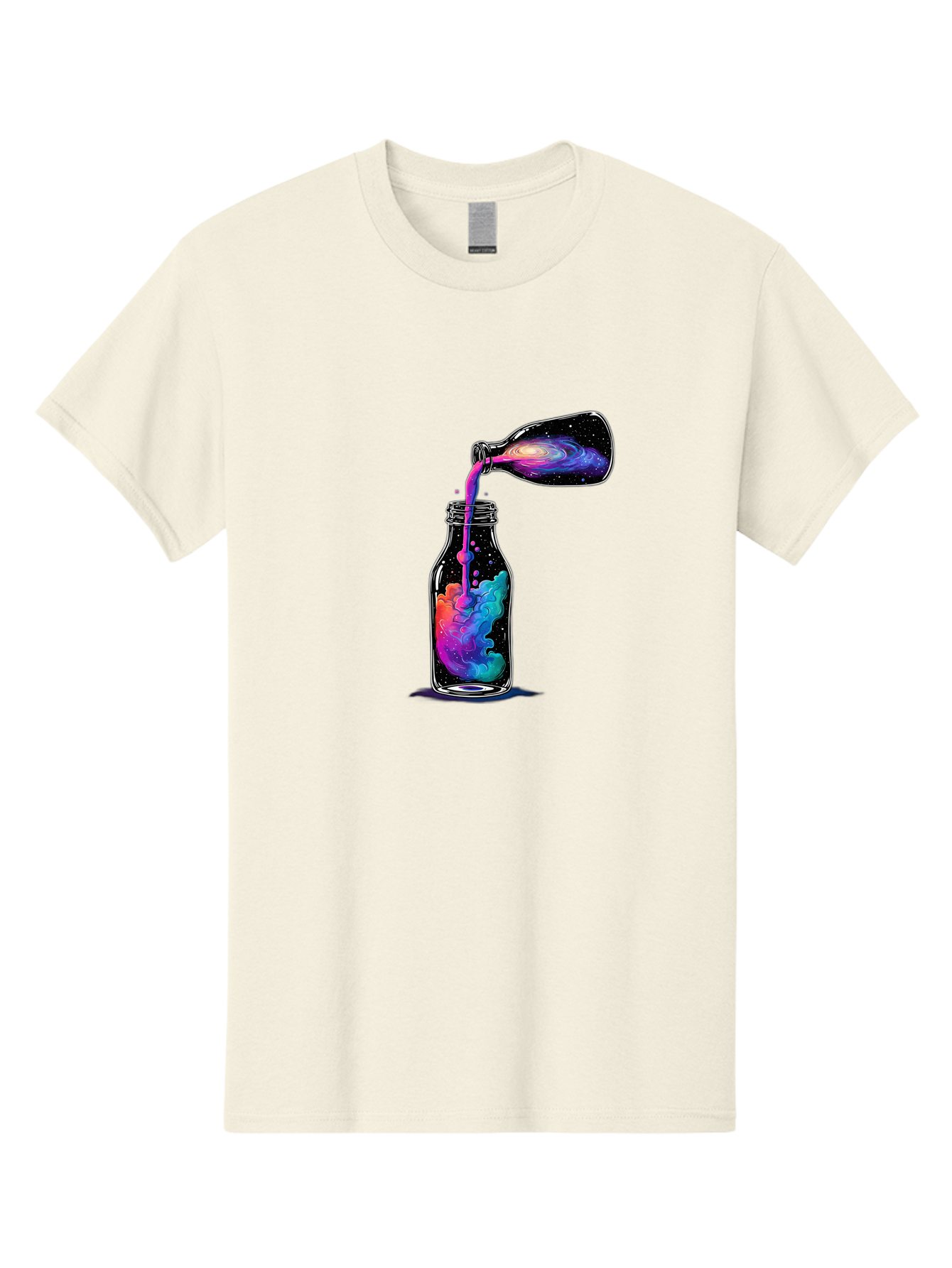 Galaxy-In-A-Bottle-14 Men'S Graphic Tee, 100% Cotton, Comfortable Casual Summer Wear, Machine Washable, Vintage Camera, Old Camera, Antique Camera, Black Camera, Classic Photography, Photography Equipment, Nostalgic Device, Film Camera, Bai968