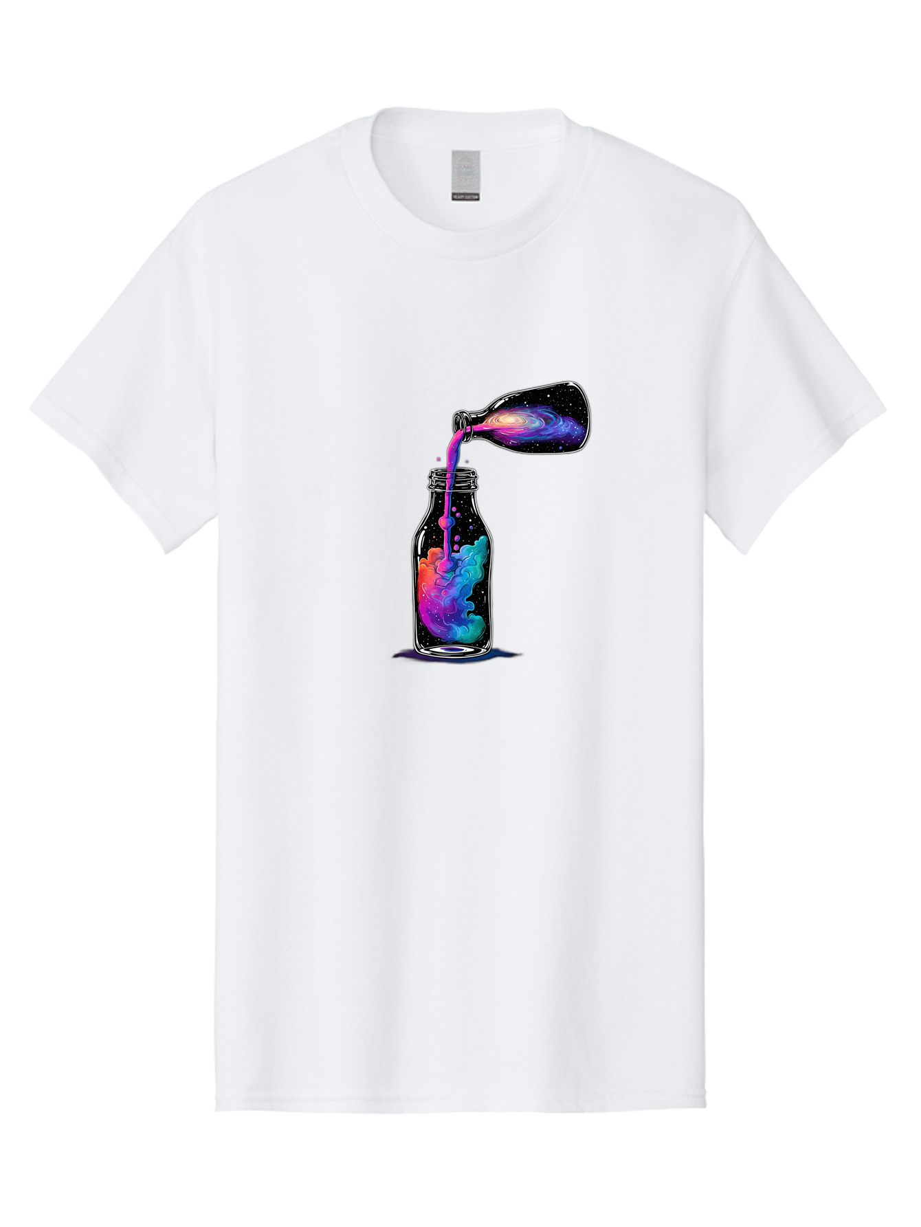 Galaxy-In-A-Bottle-14 Men'S Graphic Tee, 100% Cotton, Comfortable Casual Summer Wear, Machine Washable, Vintage Camera, Old Camera, Antique Camera, Black Camera, Classic Photography, Photography Equipment, Nostalgic Device, Film Camera, Bai968