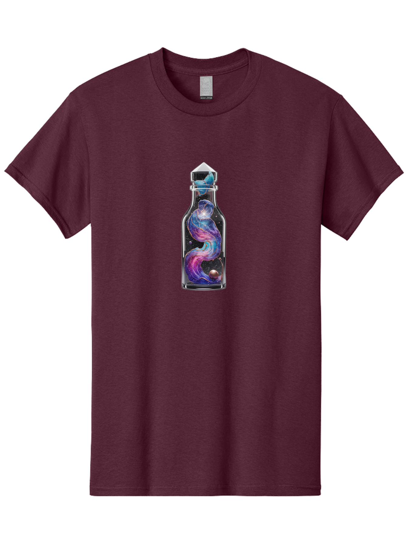 Galaxy-In-A-Bottle-15 Men'S Graphic Tee, 100% Cotton, Comfortable Casual Summer Wear, Machine Washable, Vintage Camera, Old Camera, Antique Camera, Black Camera, Classic Photography, Photography Equipment, Nostalgic Device, Film Camera, Bai969