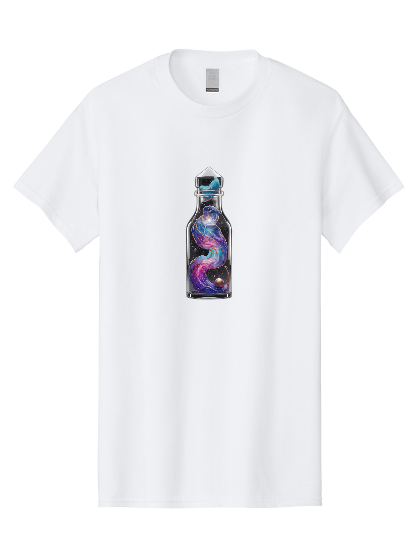 Galaxy-In-A-Bottle-15 Men'S Graphic Tee, 100% Cotton, Comfortable Casual Summer Wear, Machine Washable, Vintage Camera, Old Camera, Antique Camera, Black Camera, Classic Photography, Photography Equipment, Nostalgic Device, Film Camera, Bai969