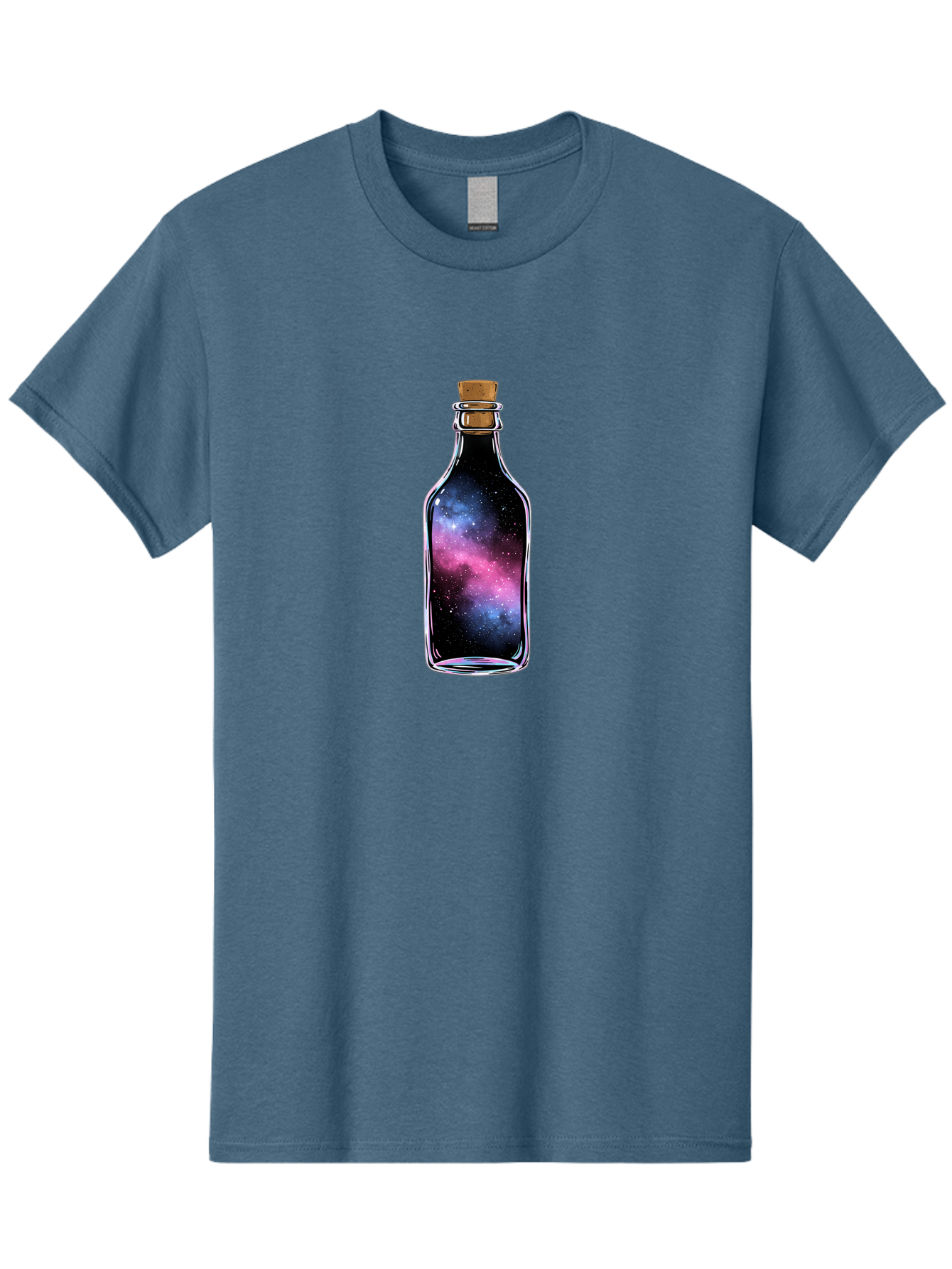 Galaxy-In-A-Bottle-16 Men'S Graphic Tee, 100% Cotton, Comfortable Casual Summer Wear, Machine Washable, Vintage Camera, Old Camera, Antique Camera, Black Camera, Classic Photography, Photography Equipment, Nostalgic Device, Film Camera, Bai970