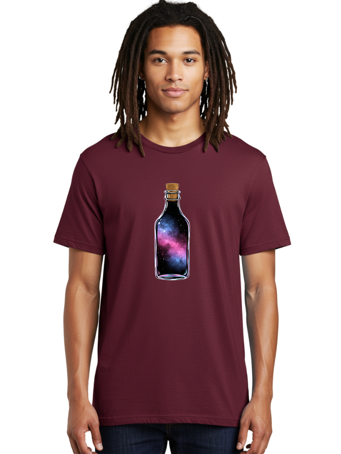 Galaxy-In-A-Bottle-16 Men'S Graphic Tee, 100% Cotton, Comfortable Casual Summer Wear, Machine Washable, Vintage Camera, Old Camera, Antique Camera, Black Camera, Classic Photography, Photography Equipment, Nostalgic Device, Film Camera, Bai970