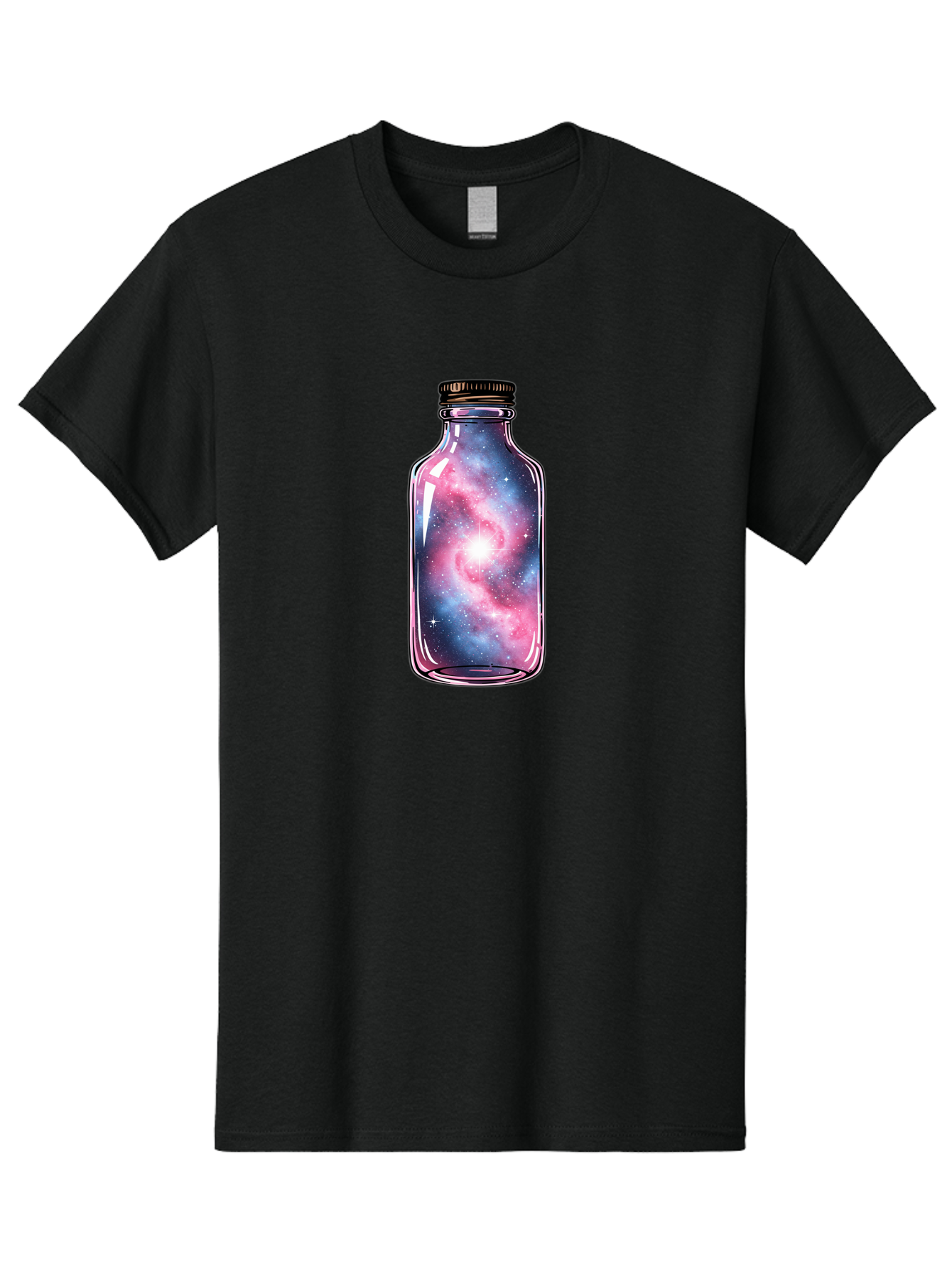 Galaxy-In-A-Bottle-17 Men'S Graphic Tee, 100% Cotton, Comfortable Casual Summer Wear, Machine Washable, Vintage Camera, Old Camera, Antique Camera, Black Camera, Classic Photography, Photography Equipment, Nostalgic Device, Film Camera, Bai971
