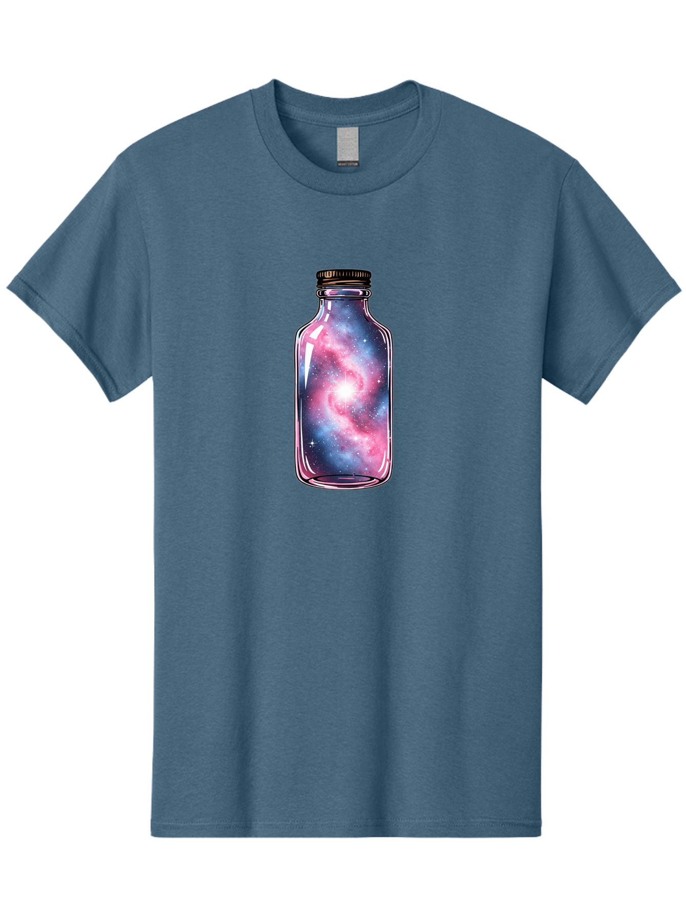 Galaxy-In-A-Bottle-17 Men'S Graphic Tee, 100% Cotton, Comfortable Casual Summer Wear, Machine Washable, Vintage Camera, Old Camera, Antique Camera, Black Camera, Classic Photography, Photography Equipment, Nostalgic Device, Film Camera, Bai971